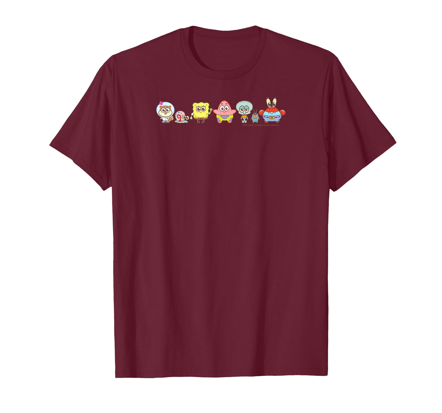 Nickelodeon SpongeBob SquarePants - Bikini Bottom Cute Characters Unisex-Kids & Youth T-Shirt