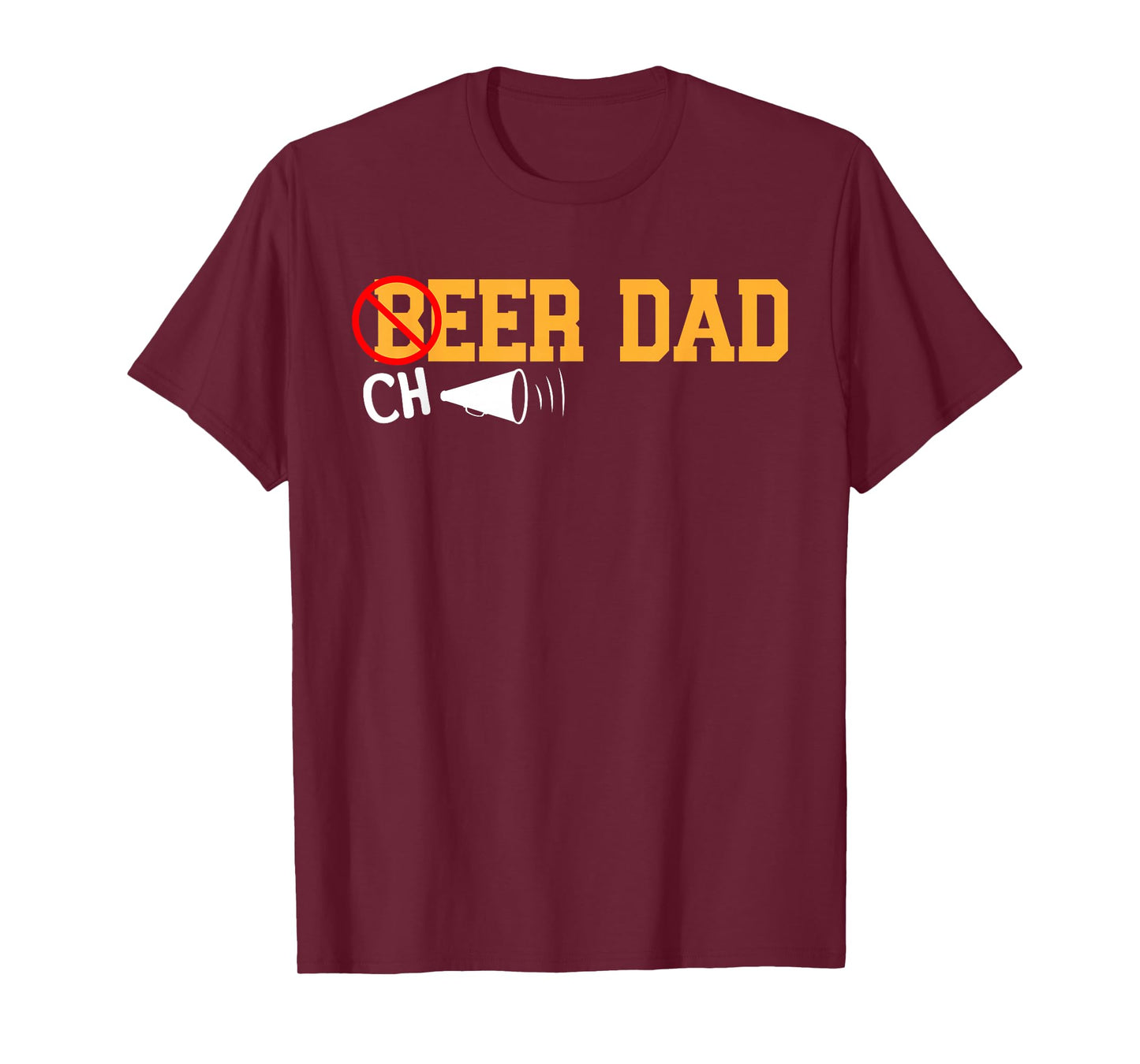 Cheerleader Dad Beer Cheerleading Cheer Dad T-Shirt