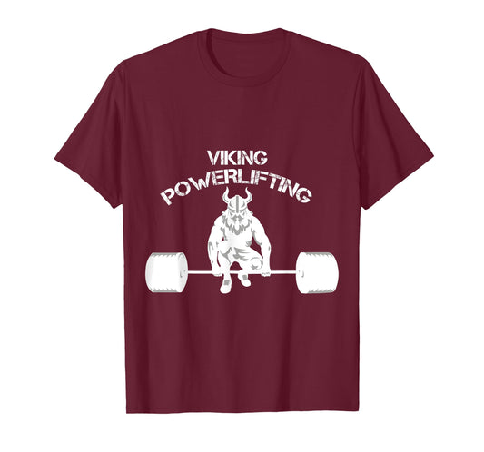 Viking Bodybuilding Weight Lifting Gym Powerlifting T-Shirt