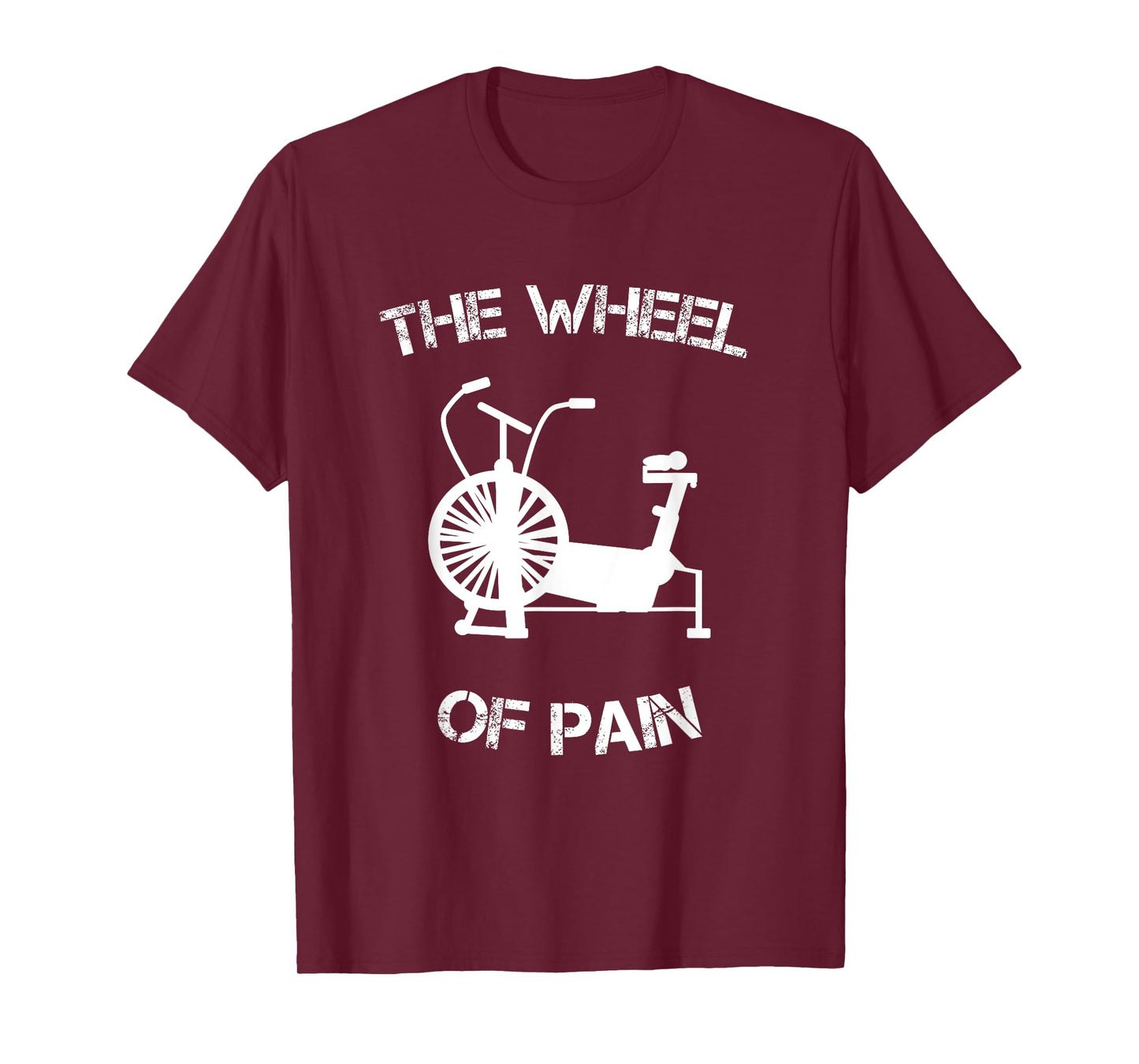 The Wheel Of Pain Assault Bike Wod Fitness Workout T-Shirt
