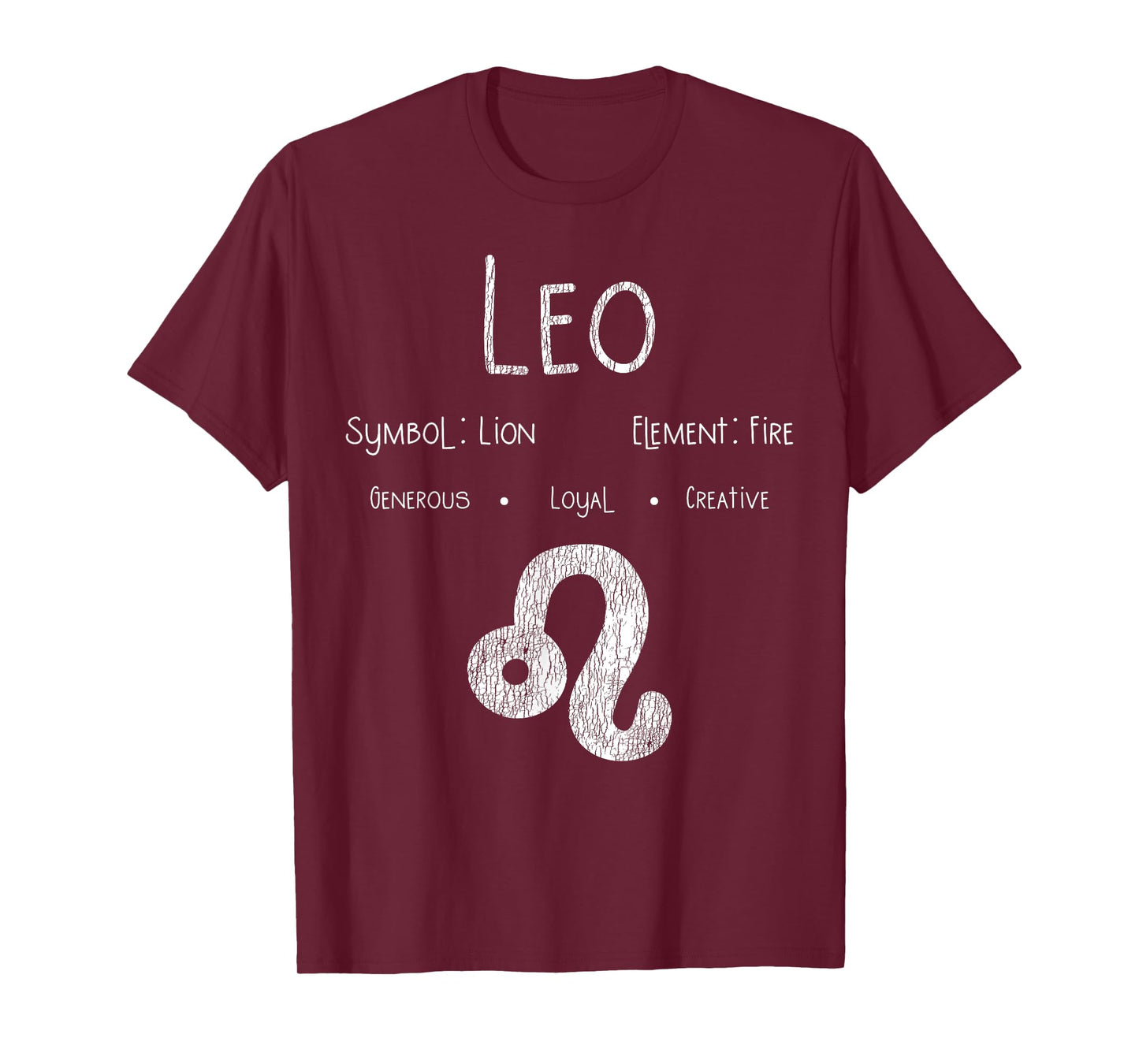 Vintage Leo Birthday Horoscope Zodiac Sign Astrology Bday T-Shirt