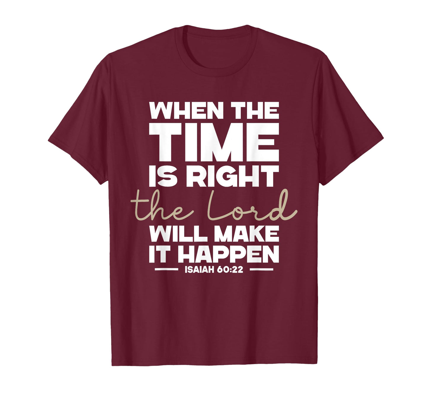 Isaiah 60:22, Bible Verse, Christian Clothing, Christian T-Shirt