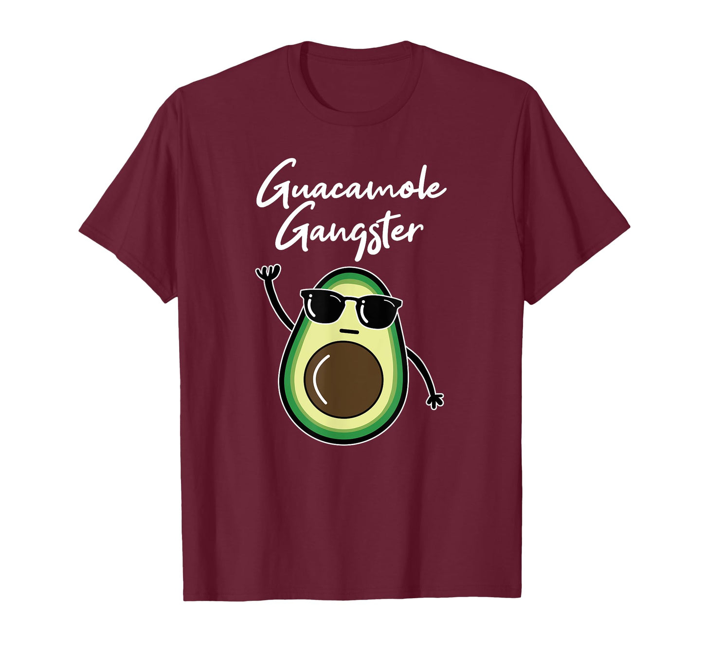 Funny Avocado Gangster, Guacamole Gangsta, Mexico Cinco Mayo T-Shirt