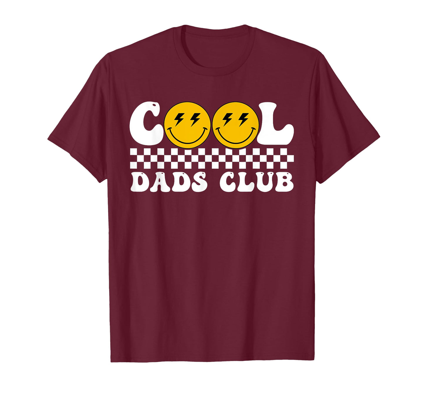 Funny Smile Cool Dads Club Retro Family Matching Mens T-Shirt