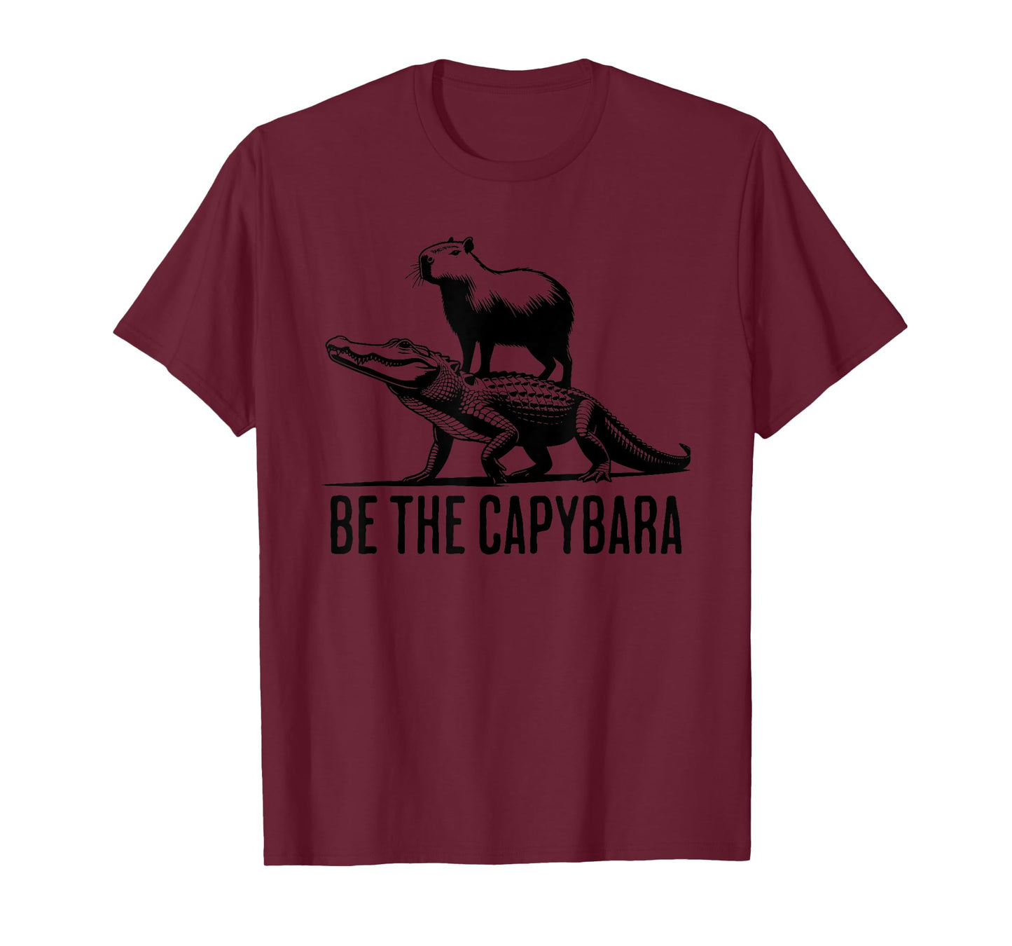 Vintage Funny Be The Capybara Riding Gator T-Shirt