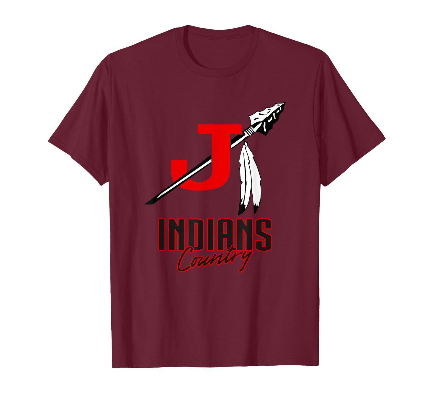 Jackson Indians Logo Country HS T-Shirt