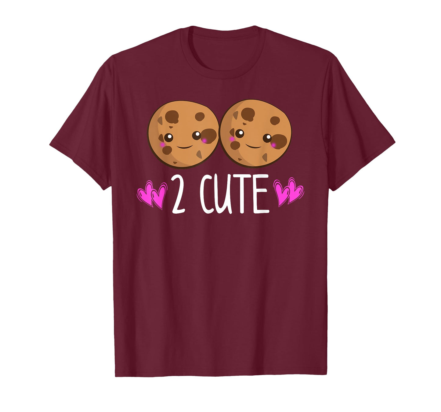 Cookies 2 CUTE Girls Kids Toddler Twins Women Kawaii Lover T-Shirt
