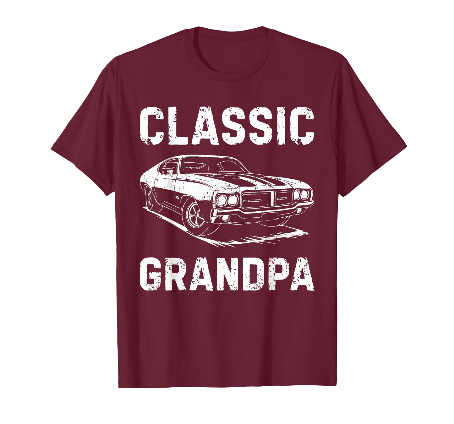 Classic Grandpa Shirt Funny Men Old Classic Car Lover T-Shirt