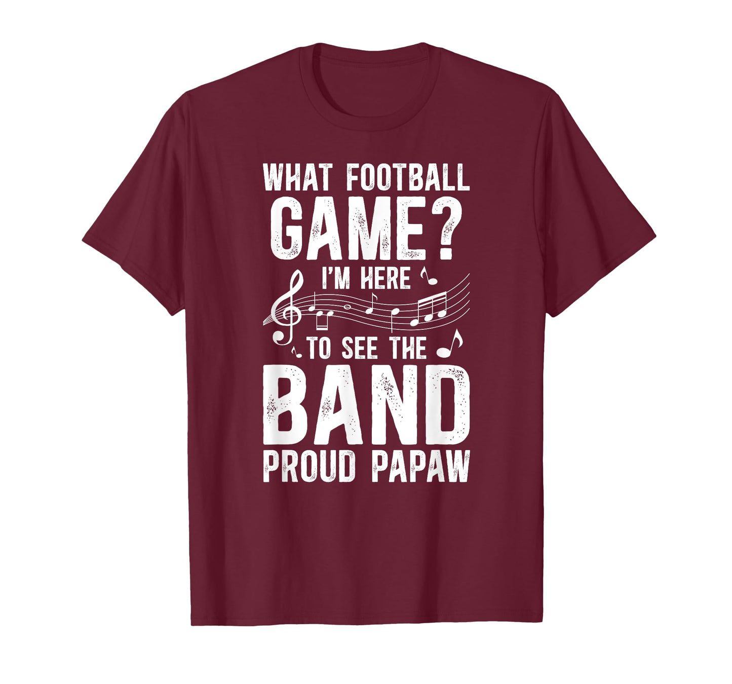Proud Papaw Marching Band Papaw Grandpa T-Shirt