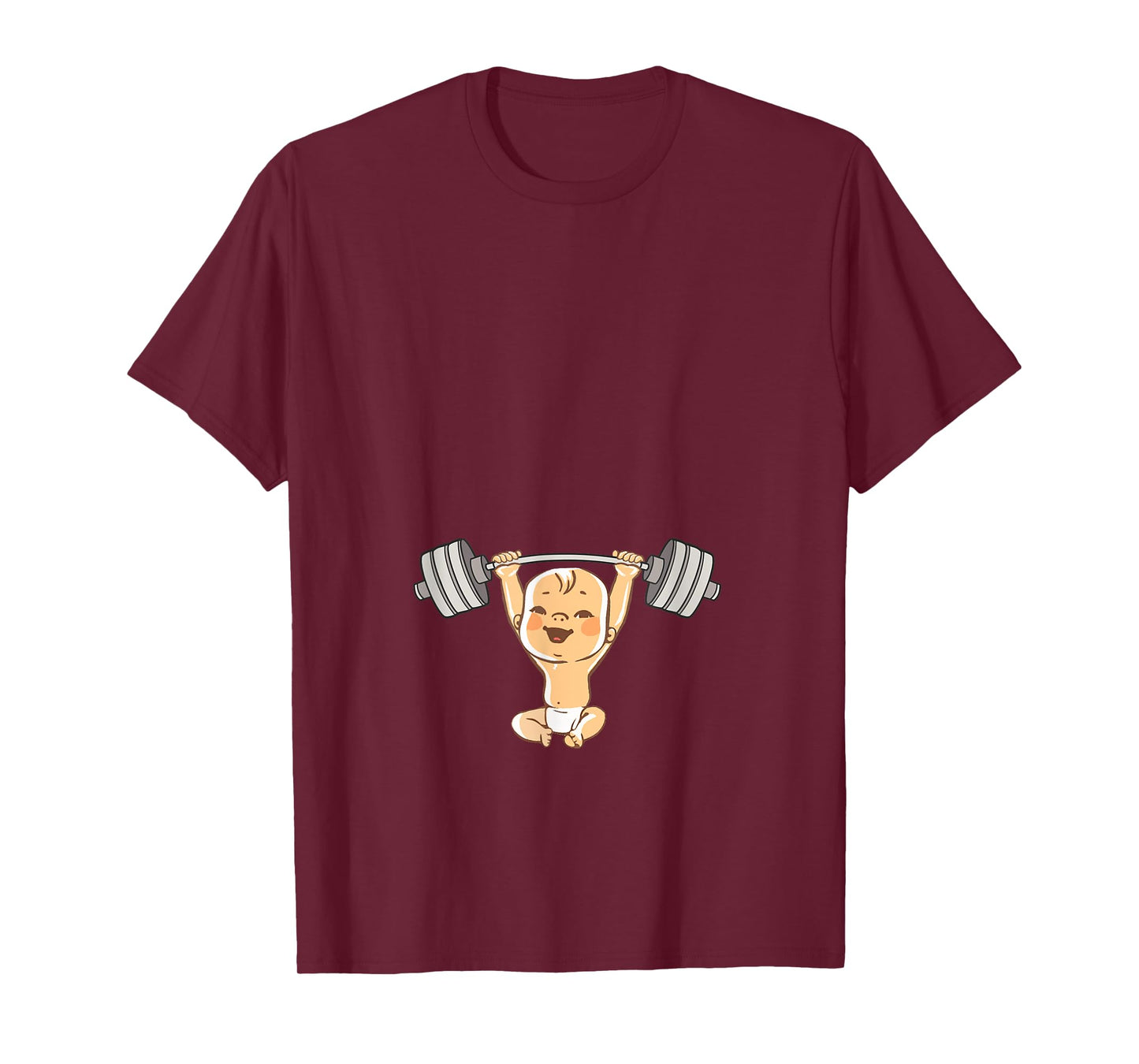 Baby Dumbbell Pregnancy Workout Shirt T-Shirt