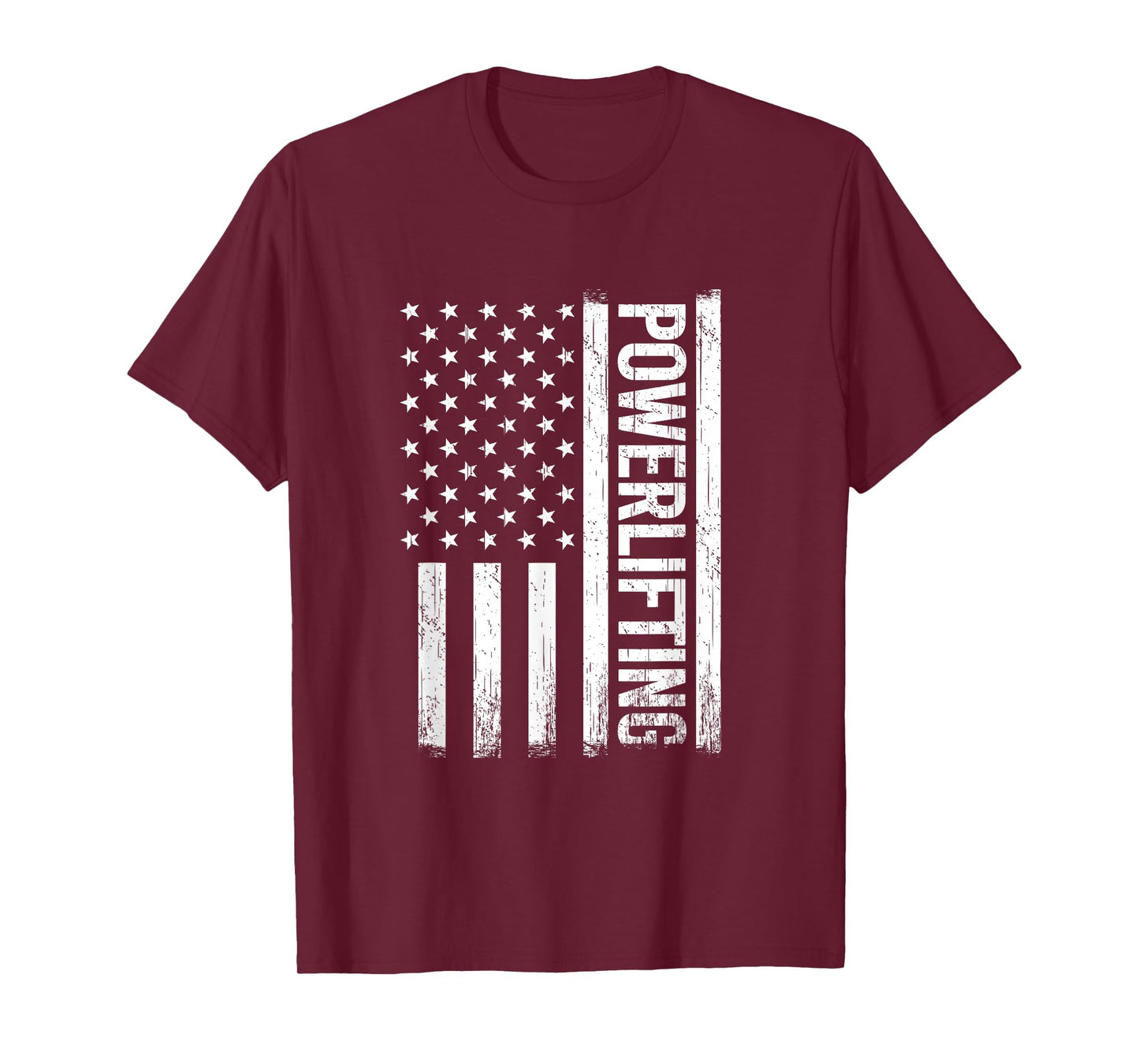 USA gym powerlifter powerlifting weightlifting for women T-Shirt