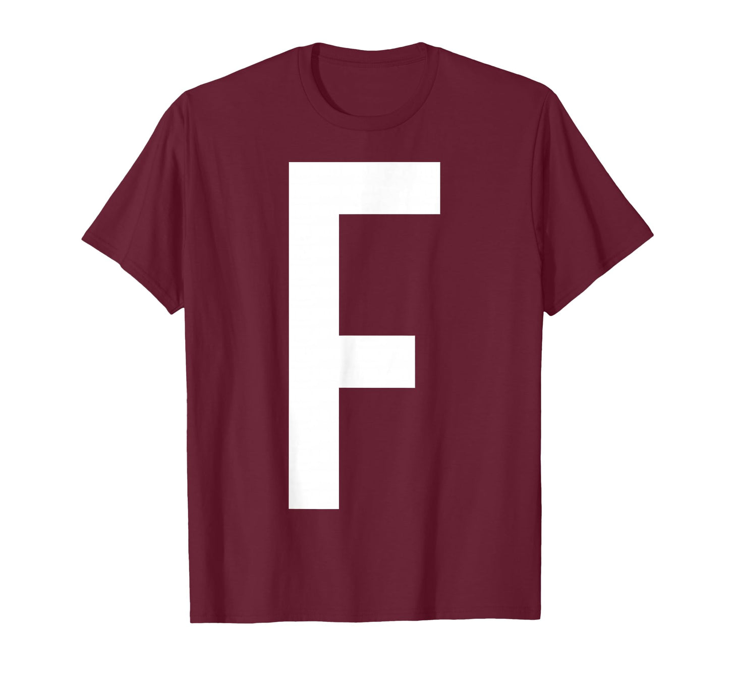 Letter F Funny Group Matching Christmas Costume 2025 Family T-Shirt