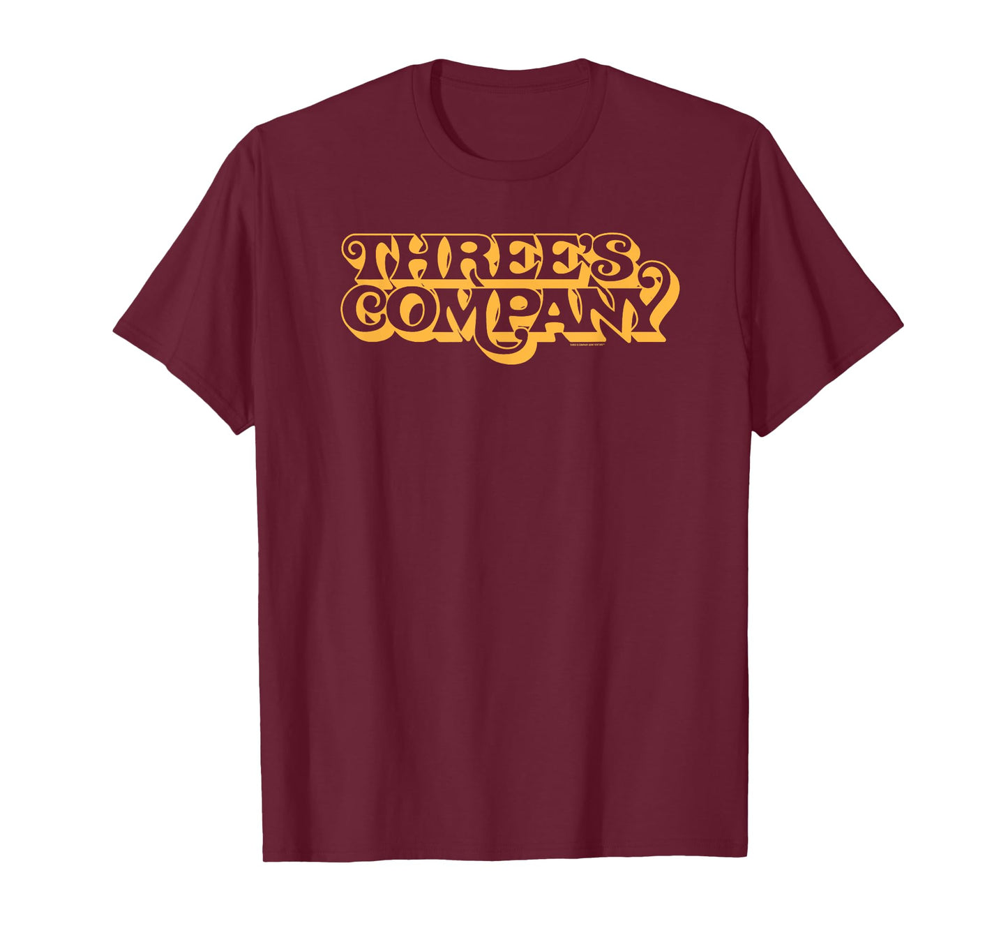 Three's Company Retro TV Show Logo T-Shirt