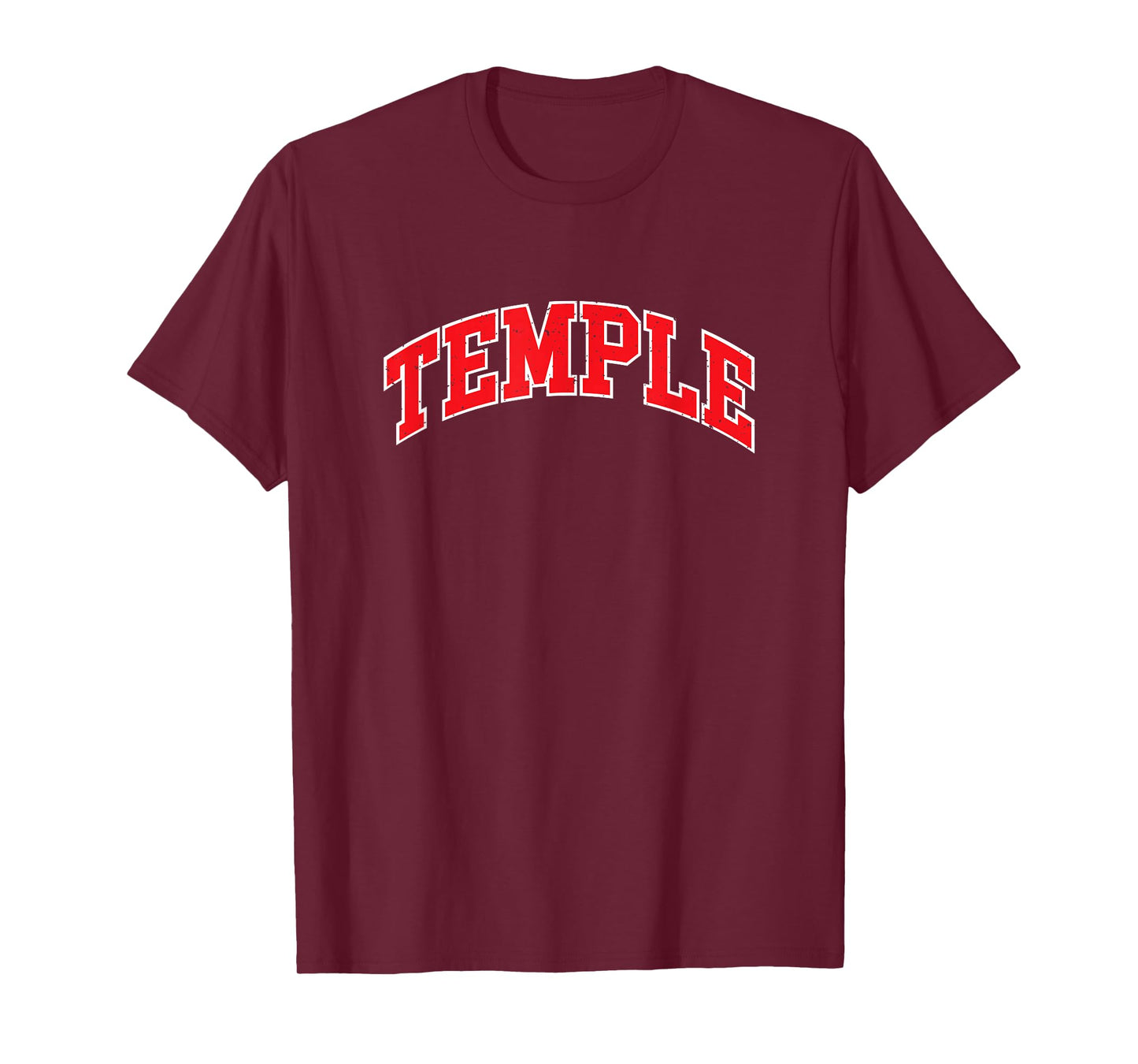 Temple TX Red Vintage for Men or Women T-Shirt