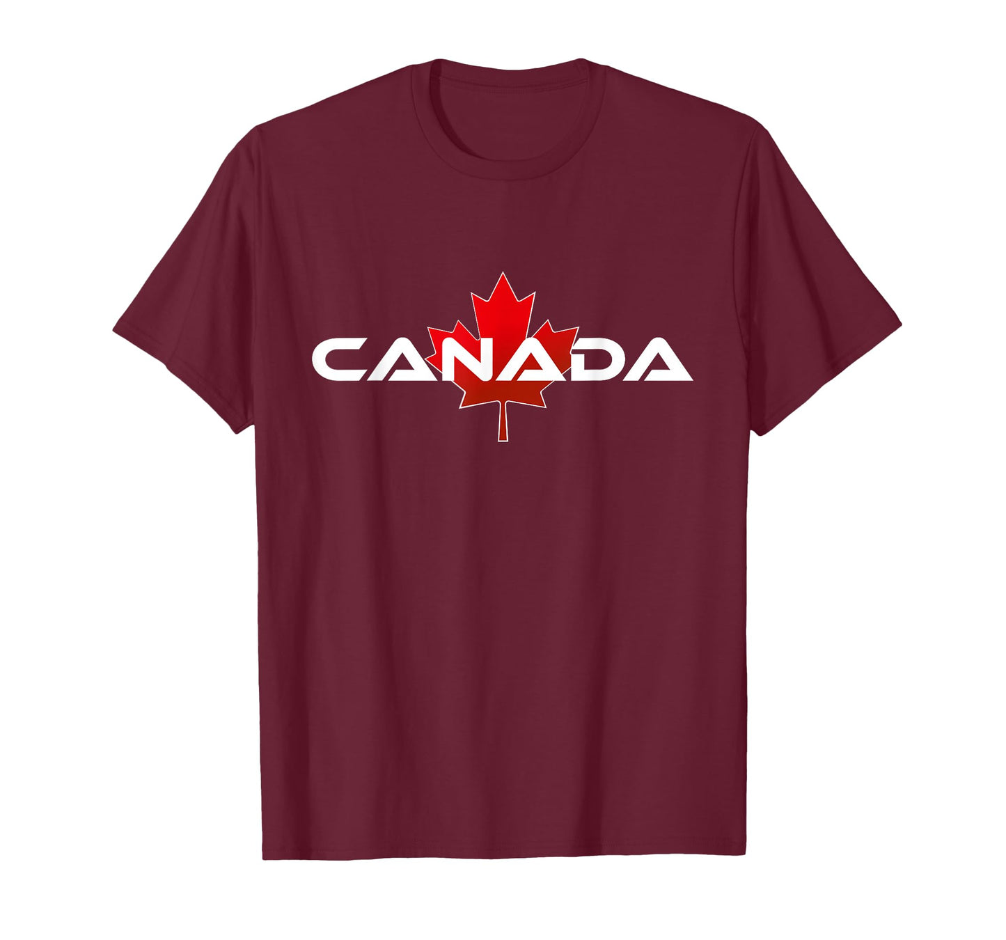 Canada Canadian Maple Leaf Vintage Proud Strong And Free T-Shirt
