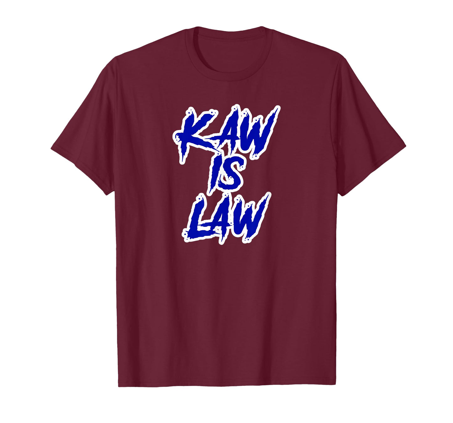 Football Saturday KaKaw Is Law Battlehawks St. Louis Football Tailgate T-Shirt - Black, Unisex-Adults, Regular Fit, Short Sleeve, T-Shirt, 1 Count, Small