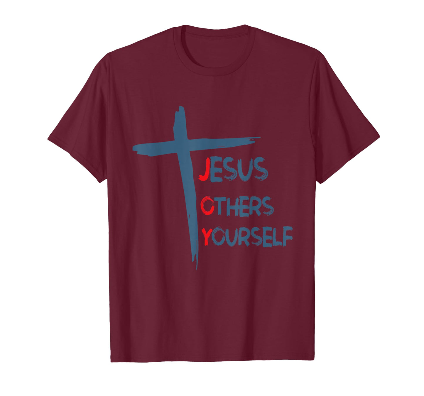 JOY Jesus Others Yourself Christian Cross T-Shirt
