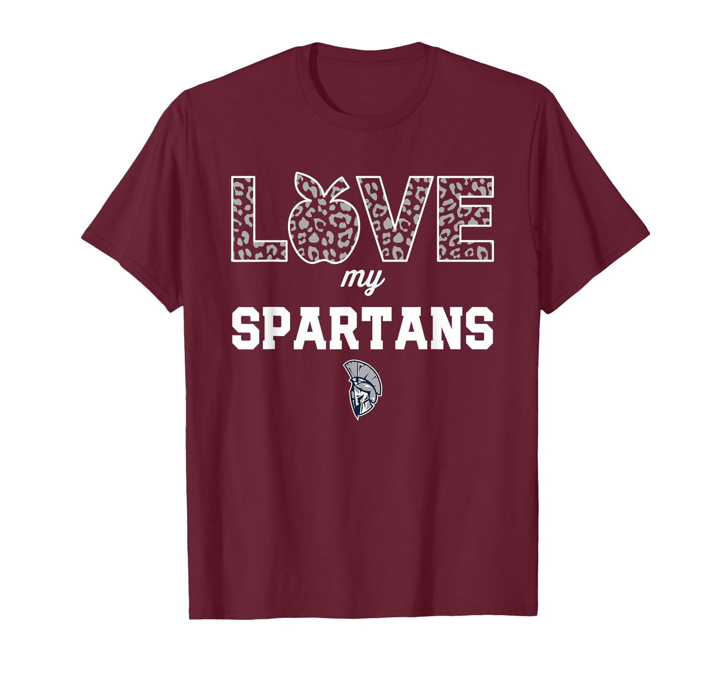 West Hall Spartans Logo Love My Team HS T-Shirt