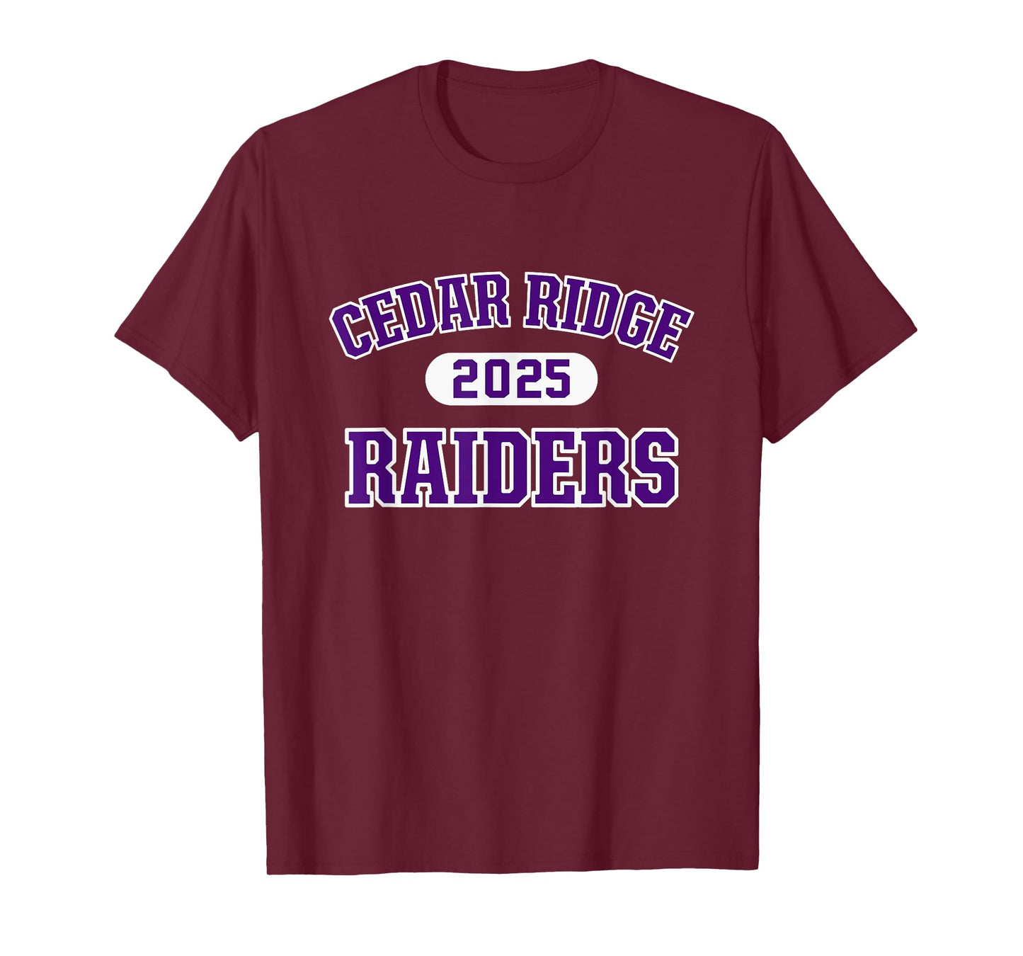 Cedar Ridge Raiders High School Arch 2025 T-Shirt