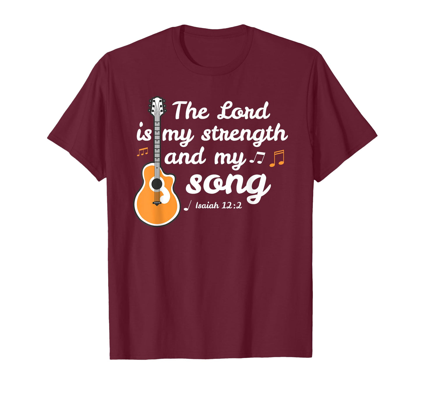 The Lord is My Strength Song - Christian Musician T-Shirt