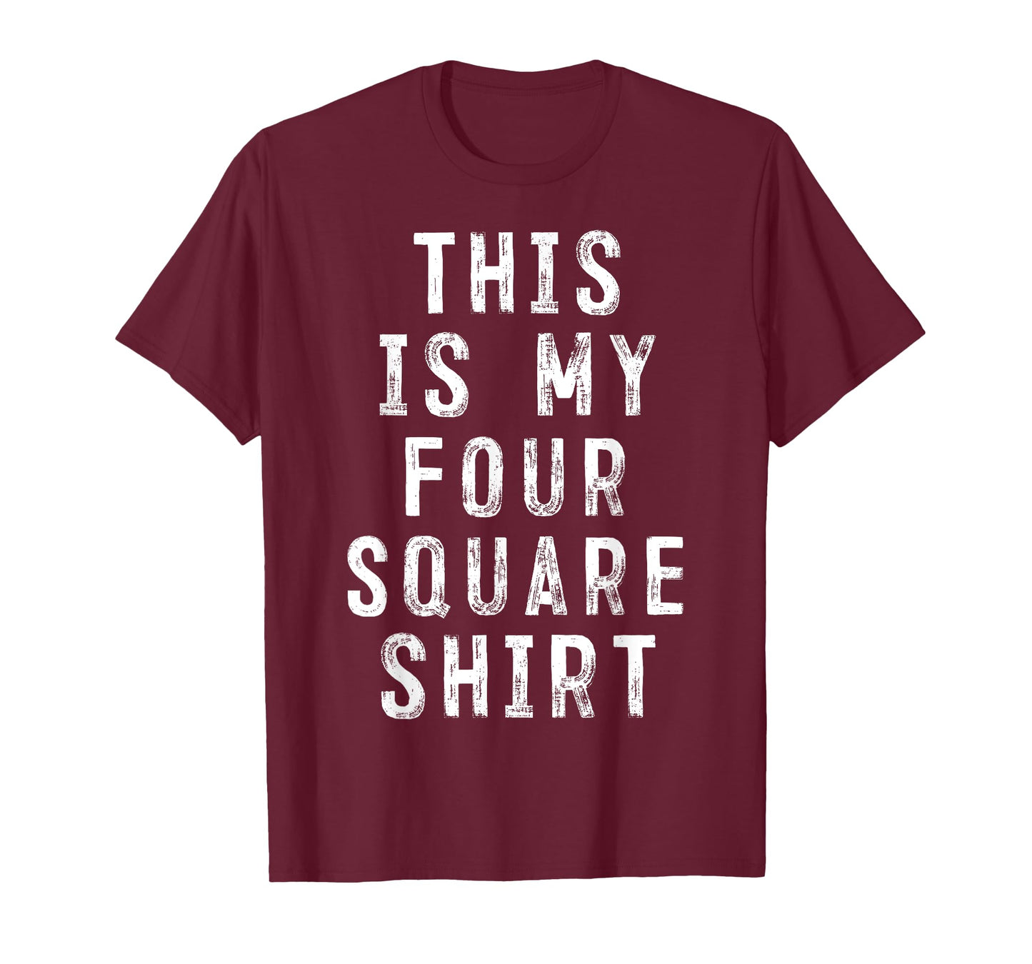 This Is My Four Square Shirt Player T-Shirt