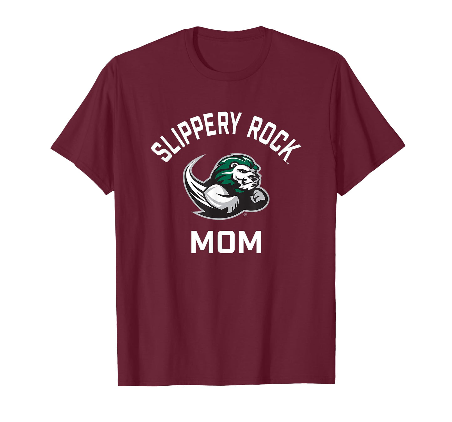 SRU Slippery Rock University Arched Mom T-Shirt