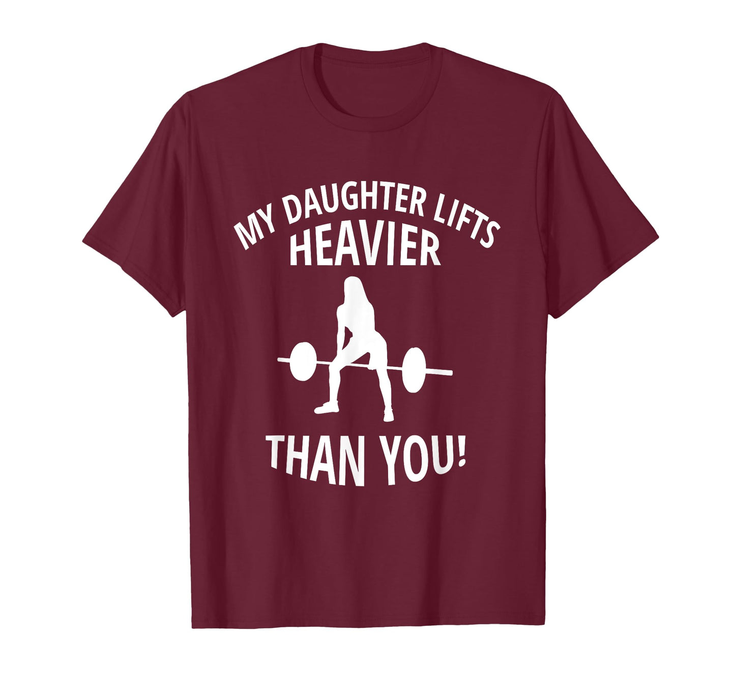 Funny for daddys with strong daughters - Unisex-Adults Training T-Shirt - Black, Small