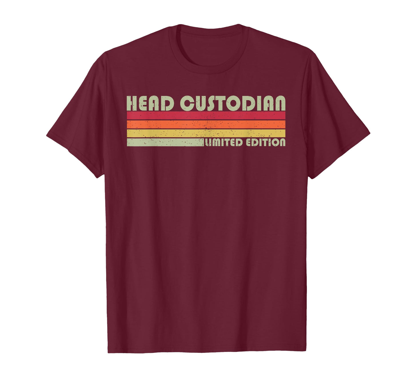 Head Custodian Vintage School Custodian Limited Edition T-Shirt