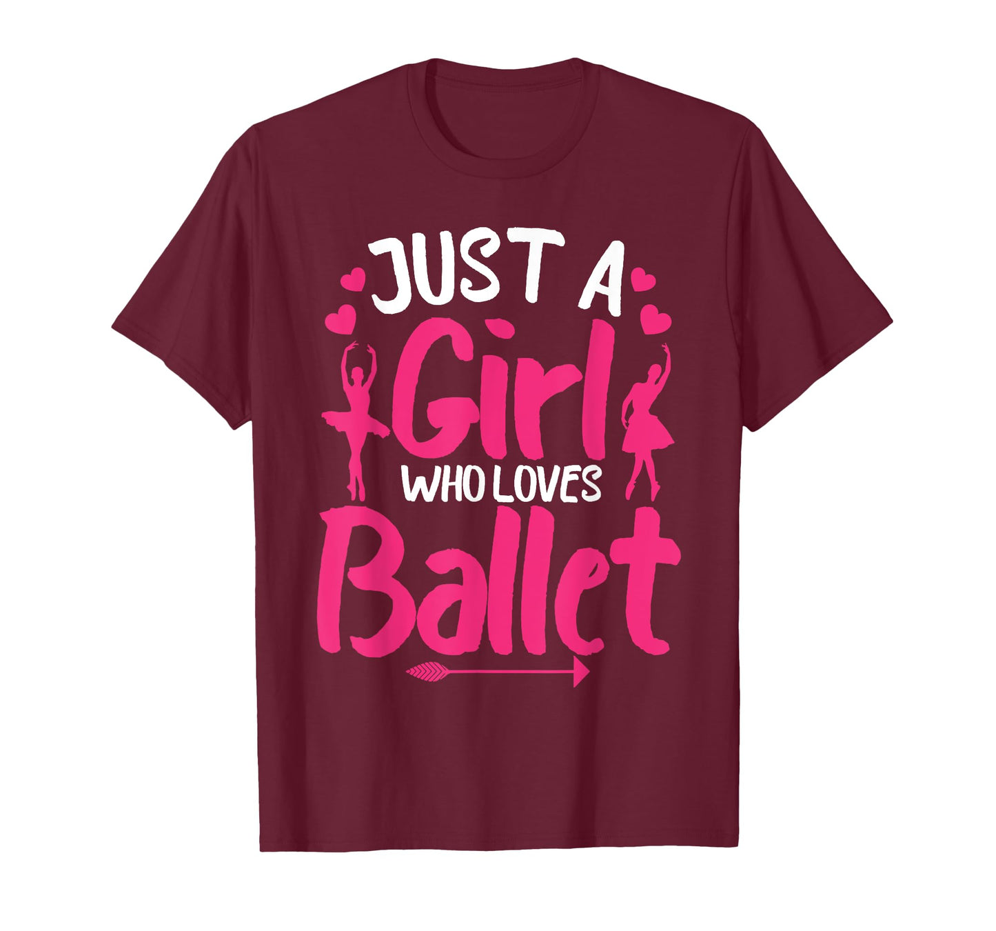 Funny Ballerina Design For Girls Women Ballet Dance Lovers T-Shirt