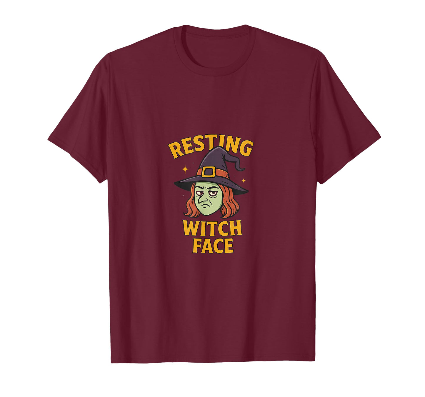Resting Witch Face | Funny Halloween Costume Graphic T-Shirt