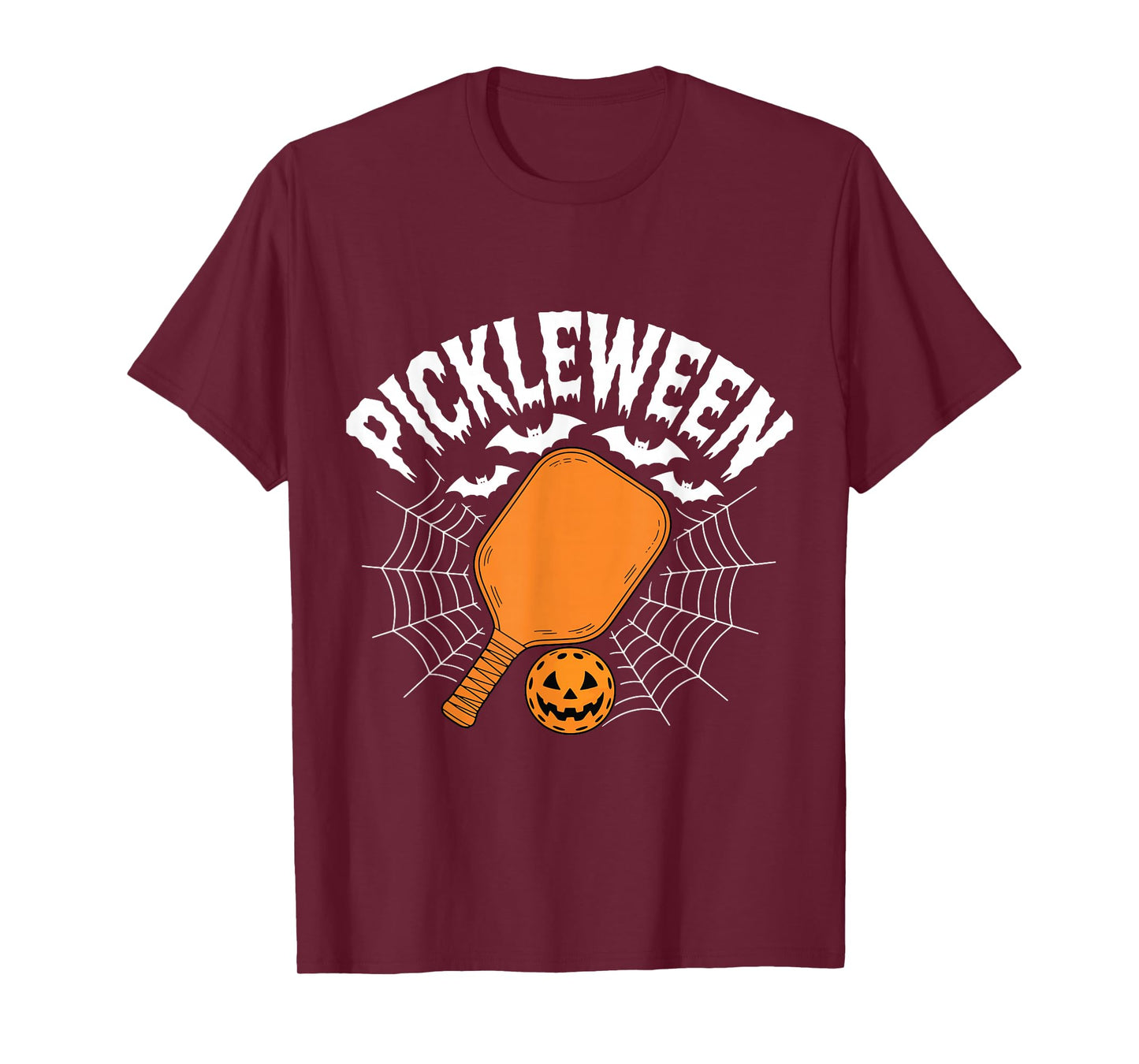 Pickleween Pickleball Halloween Funny Pickleball Player T-Shirt