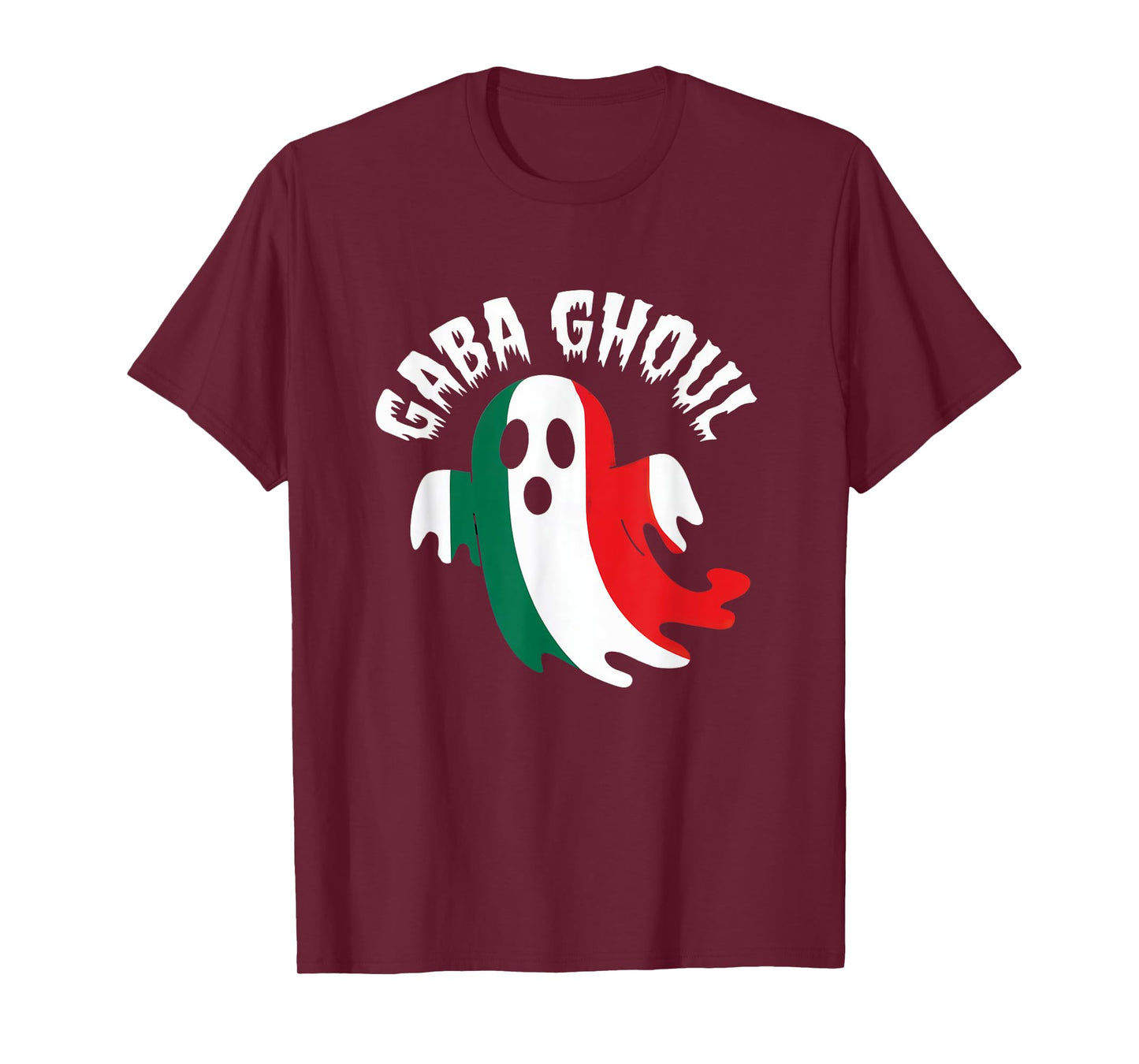 Halloween Gaba Ghoul Ghost Funny Italian Gabagool Pun T-Shirt