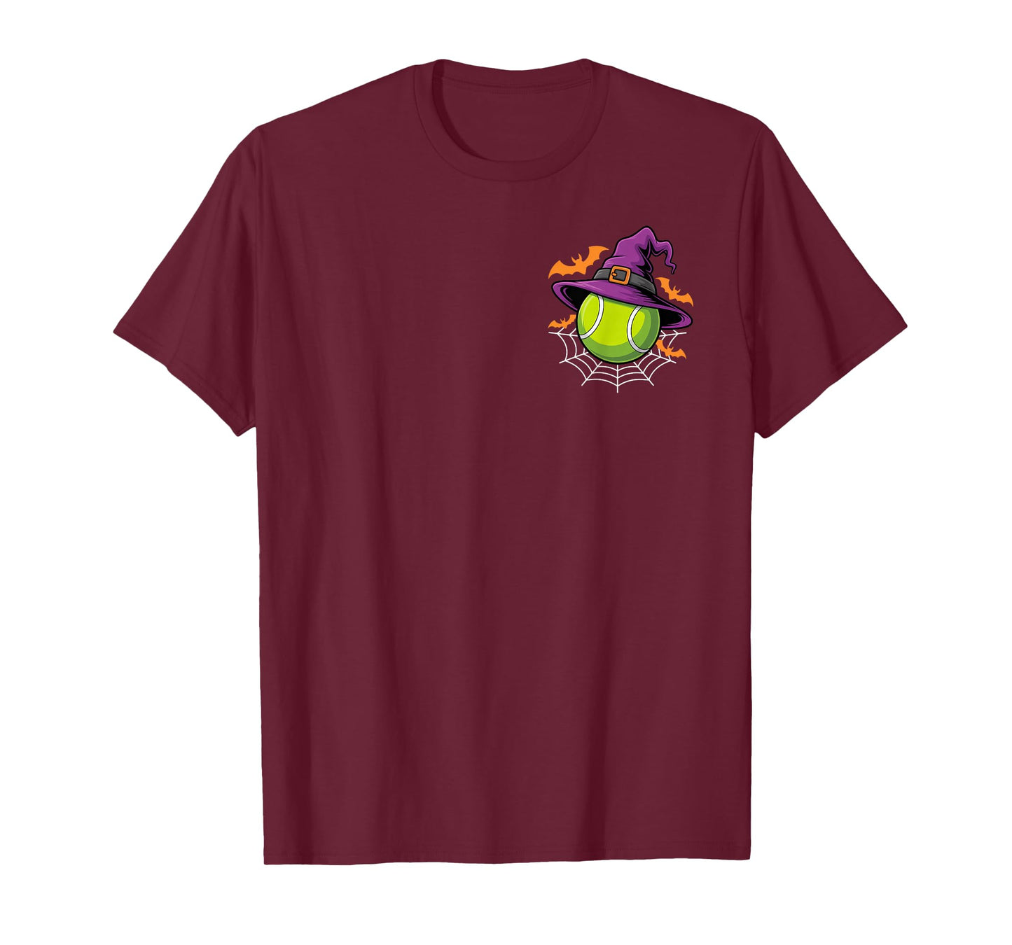 Tennis Witch Ball Lovers Halloween Vibes Sporty Fun T-Shirt