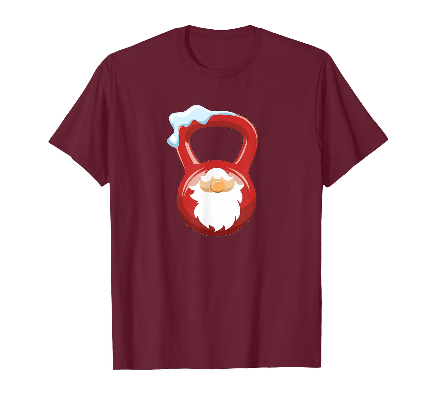 Christmas Gym Workout Gnome Kettlebell Xmas For Gym Lover T-Shirt