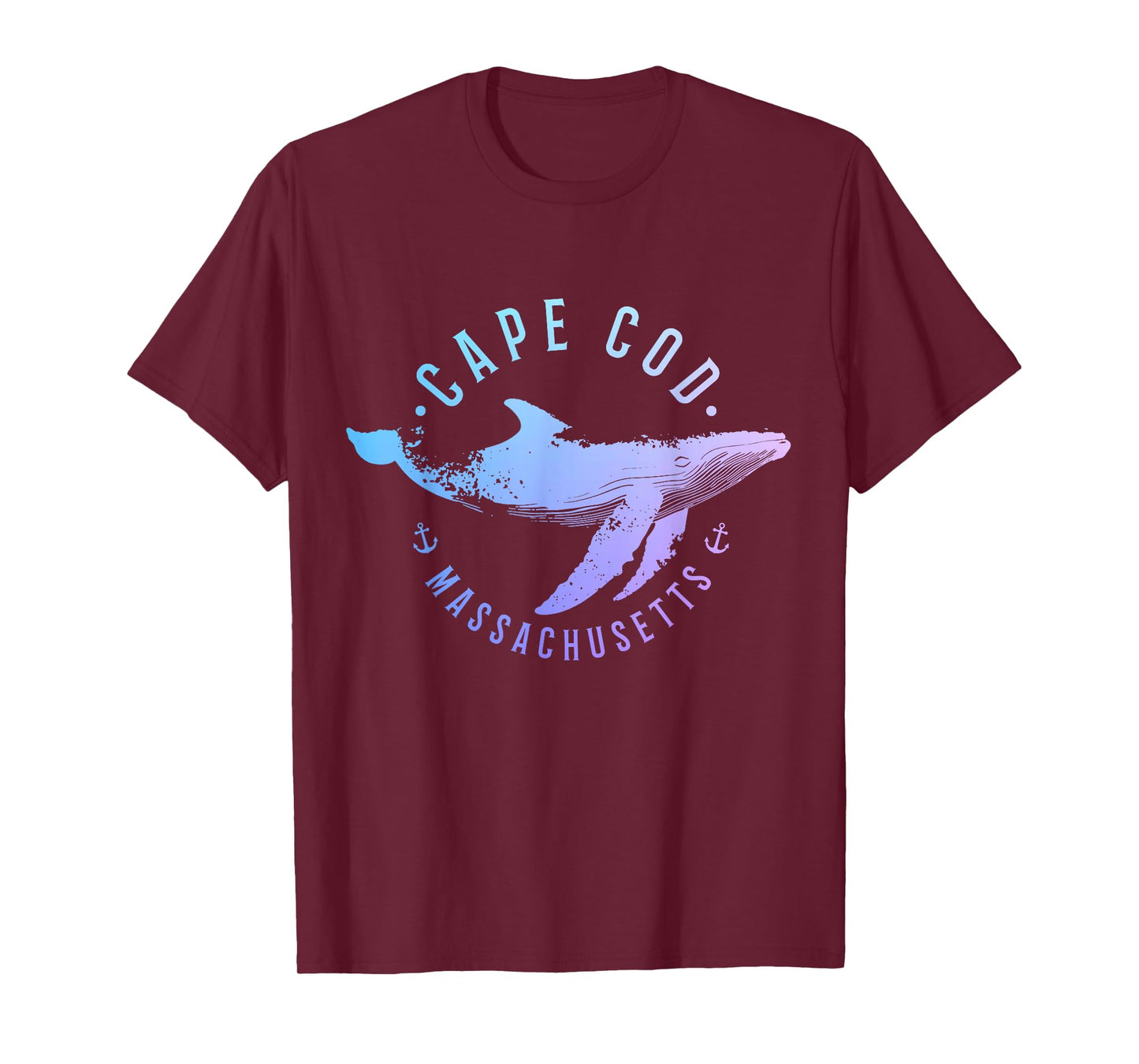 Cape Cod Massachusetts Souvenir Whale Ocean Nautical T-Shirt