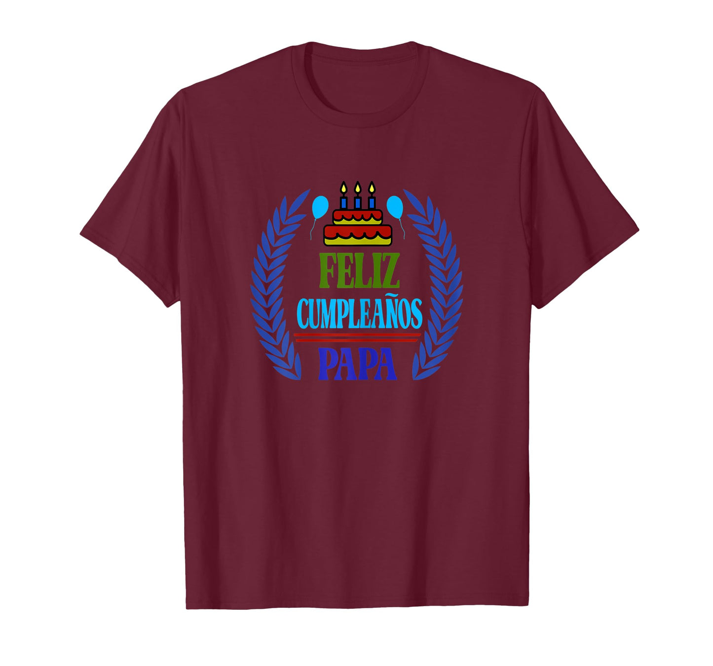 Womens Feliz Cumpleanos Papa, Happy Birthday Dad, Spanish T-Shirt