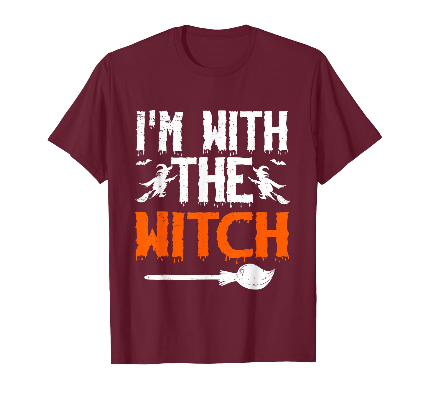 I'm with The Witch Couples Costume for Halloween T-Shirt