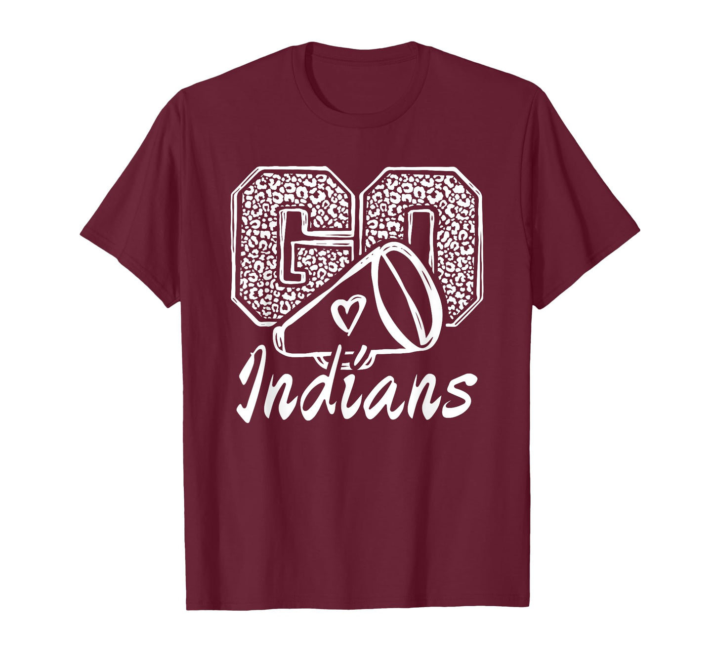 Go Cheer Indians Sports Name Gifts Men Women Boy Girl T-Shirt