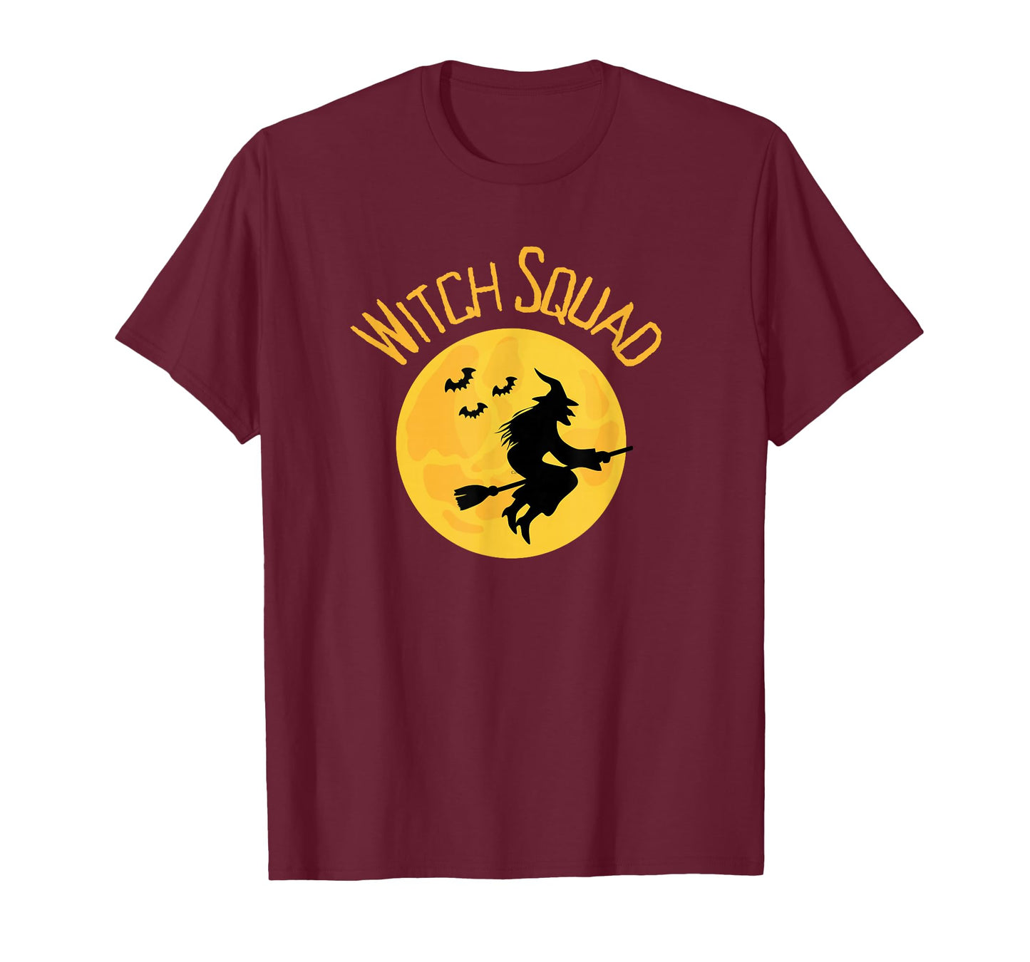 Witch Squad Moon Halloween Spooky Season Group Costume T-Shirt