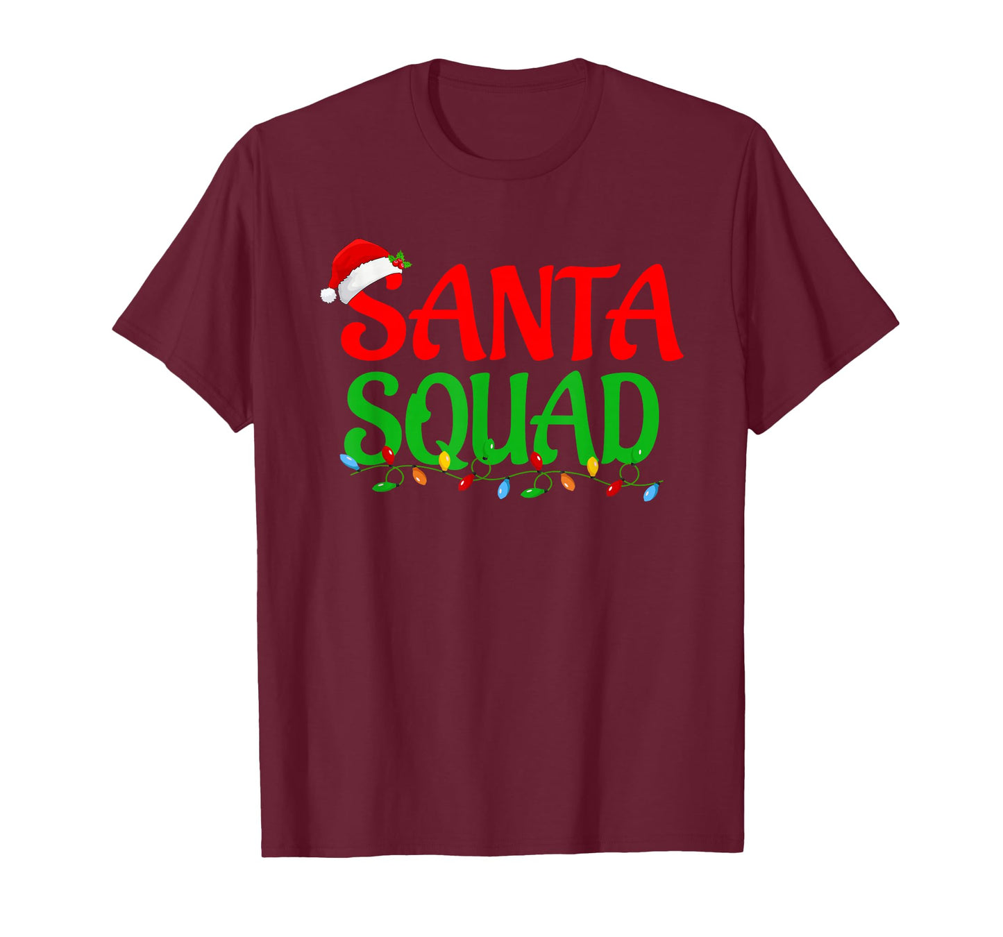 Santa Squad Xmas Matching Family Group Merry Christmas T-Shirt