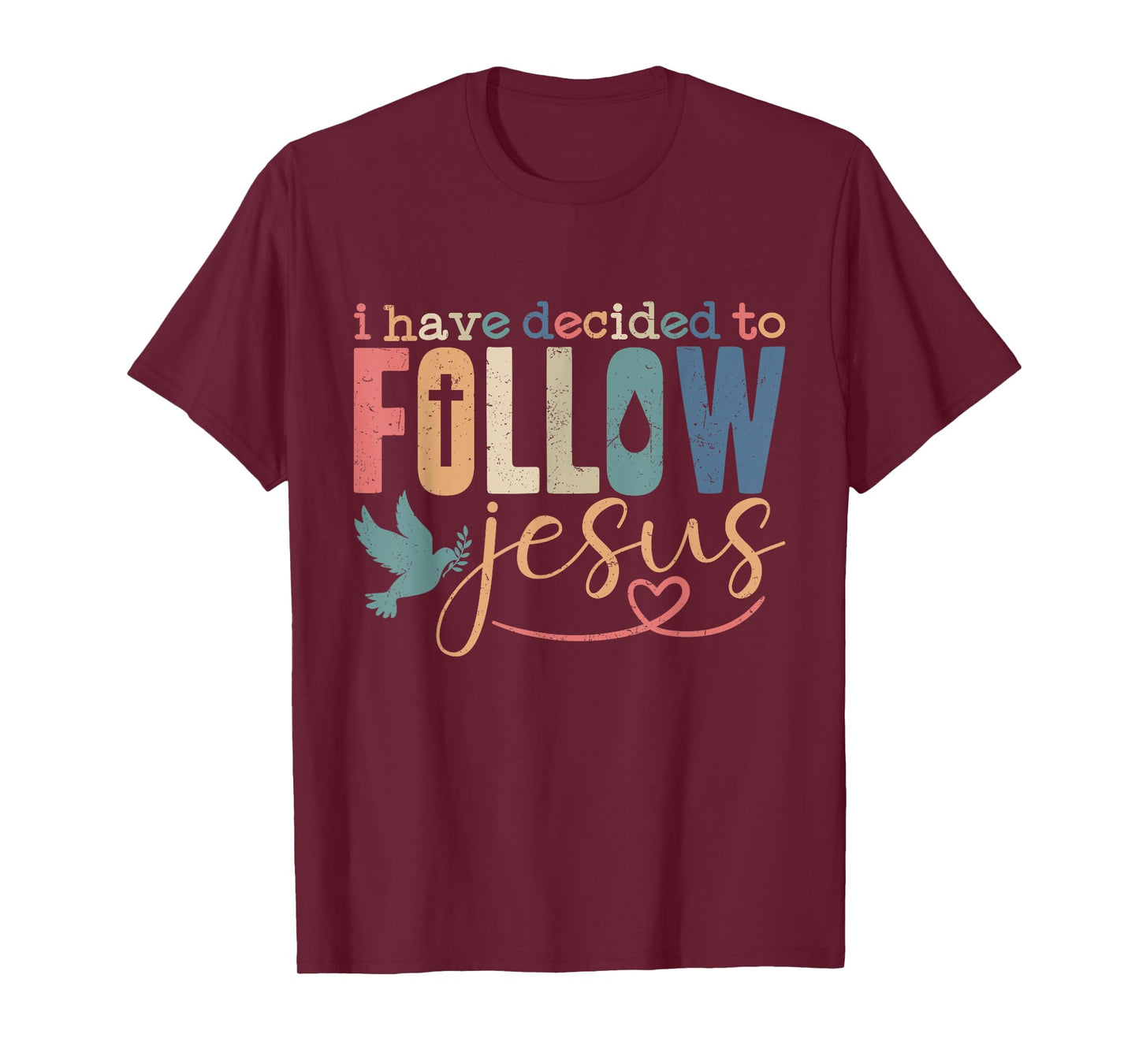 I Have Decided To Follow Jesus Christian Baptism Baptized T-Shirt