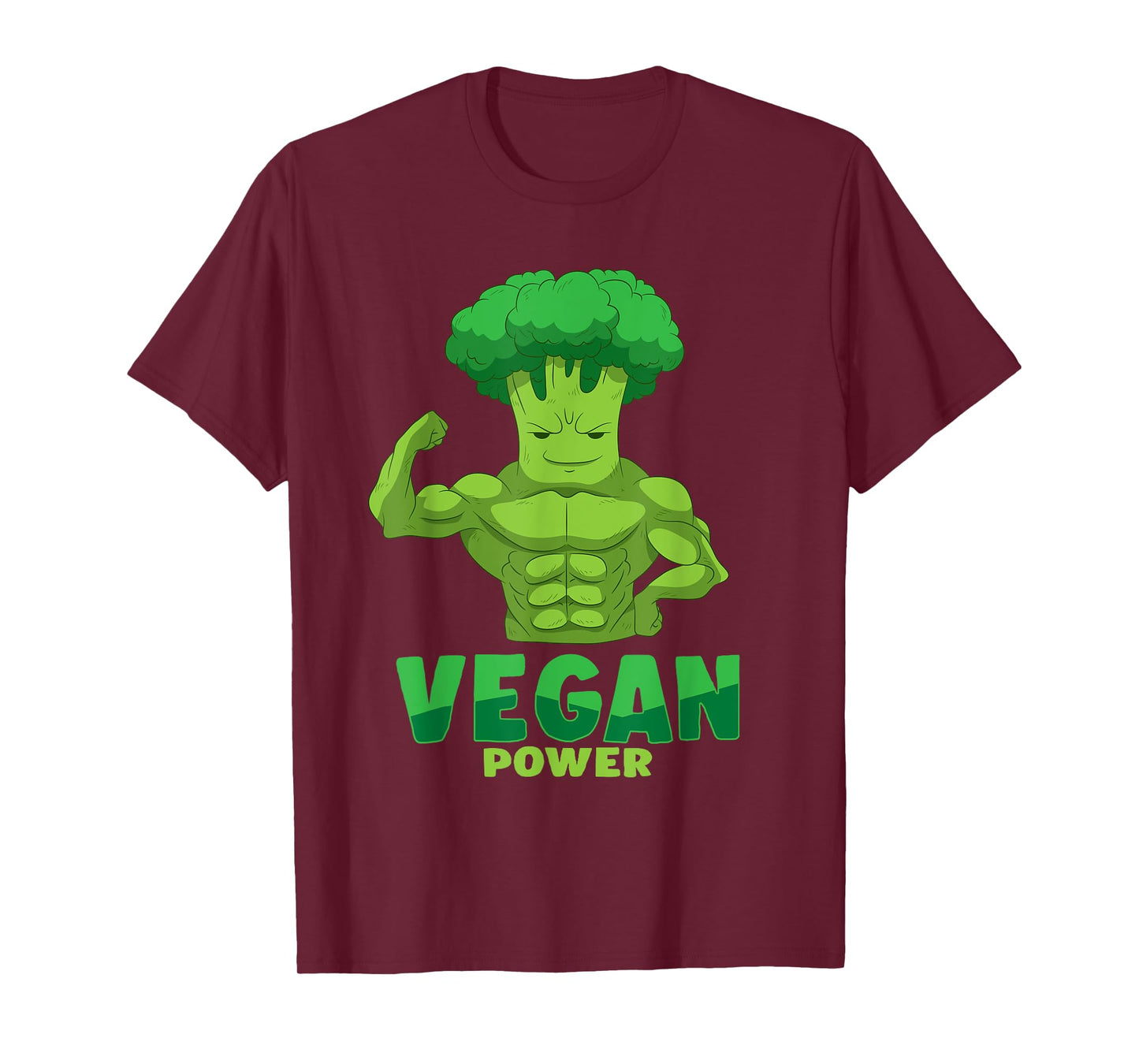 Vegan T shirt for Men - Vegan Plant Power Lifter T-Shirt