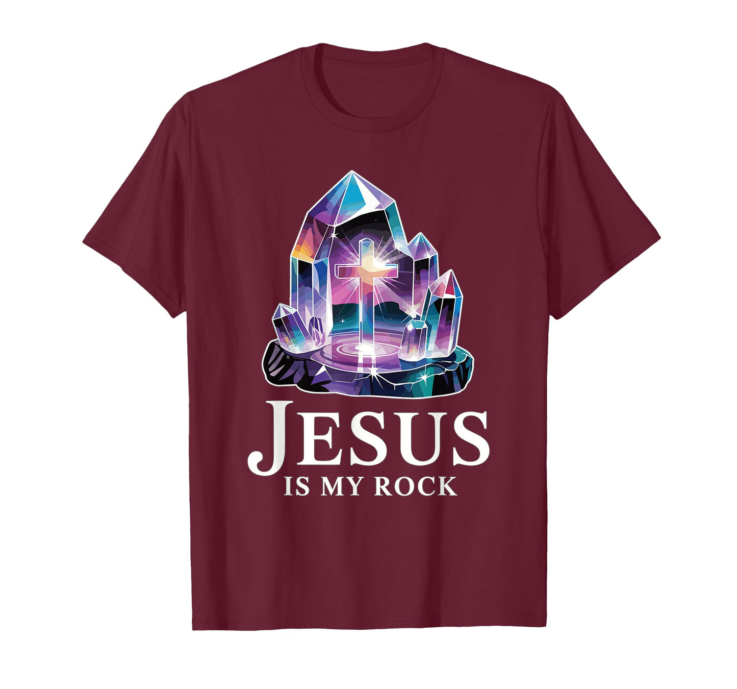 Jesus Is My Rock Bible Verse Christian T-Shirt