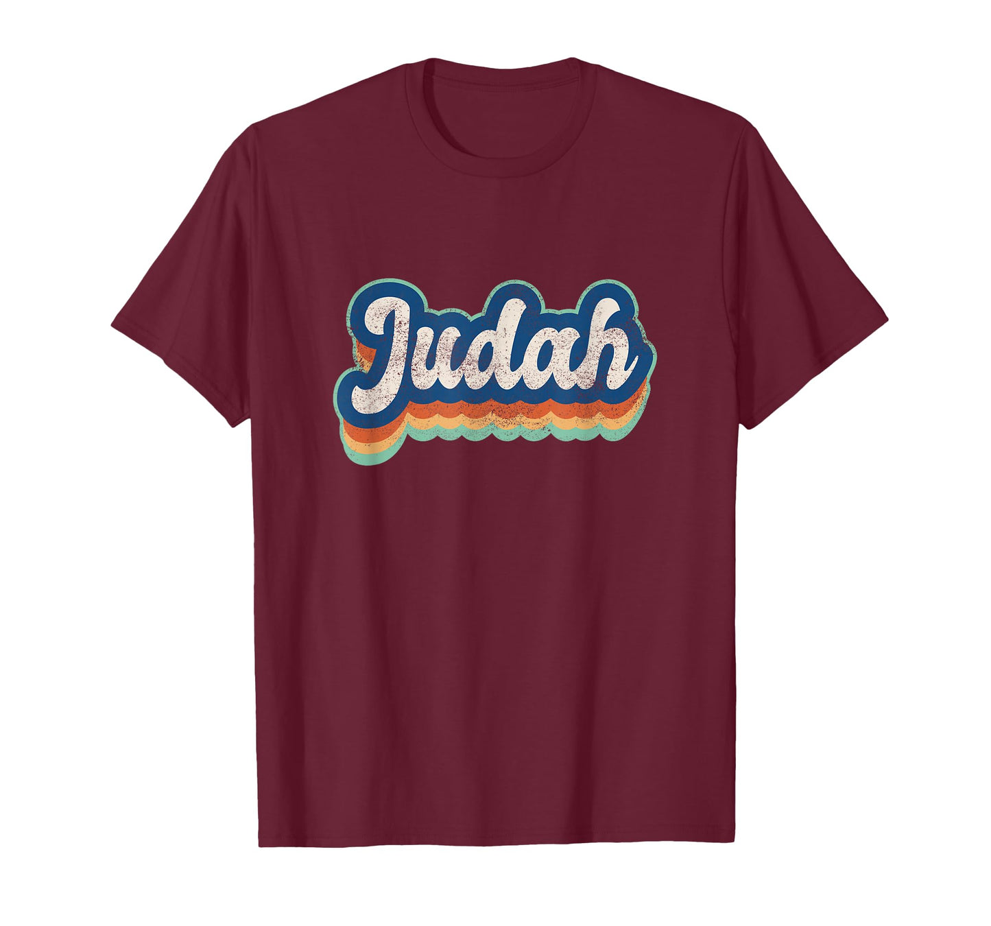 Judah First Name Boy Vintage Style 70s 80s Personalized T-Shirt