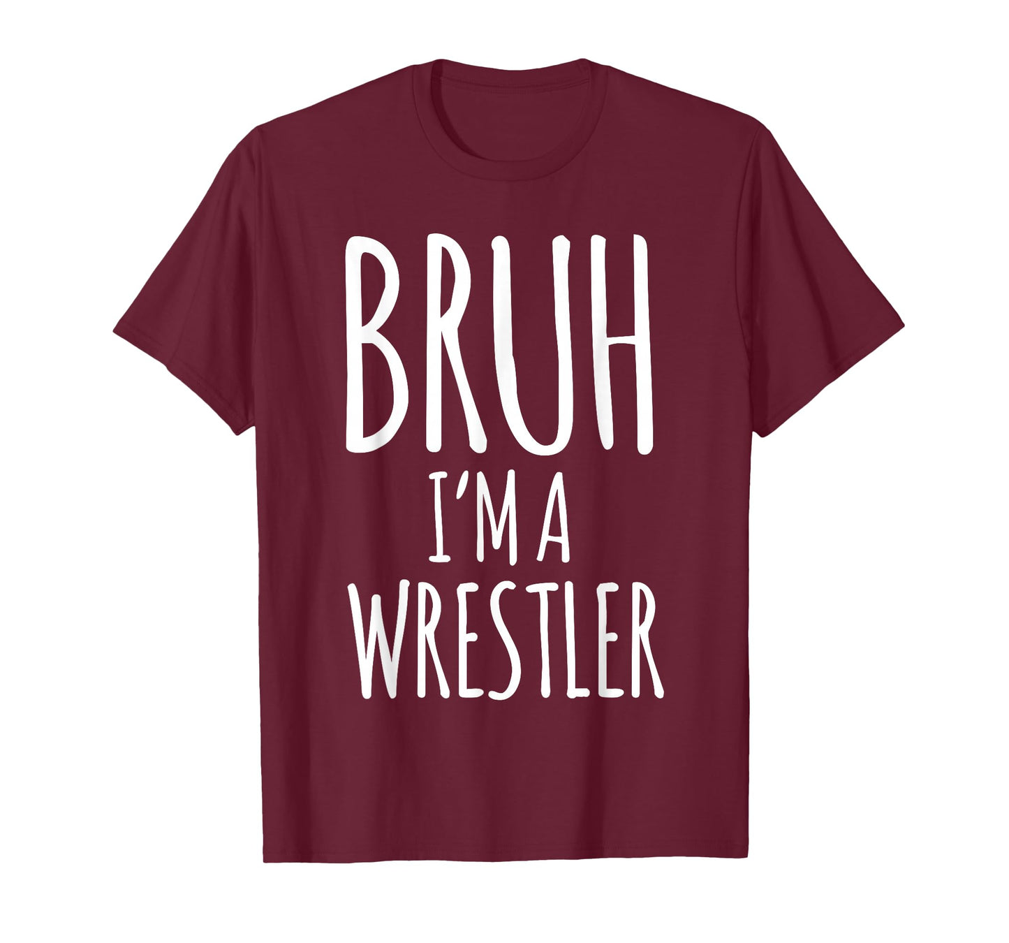 Bruh Wrestler Halloween Costume Pretend I'm a Wrestler T-Shirt