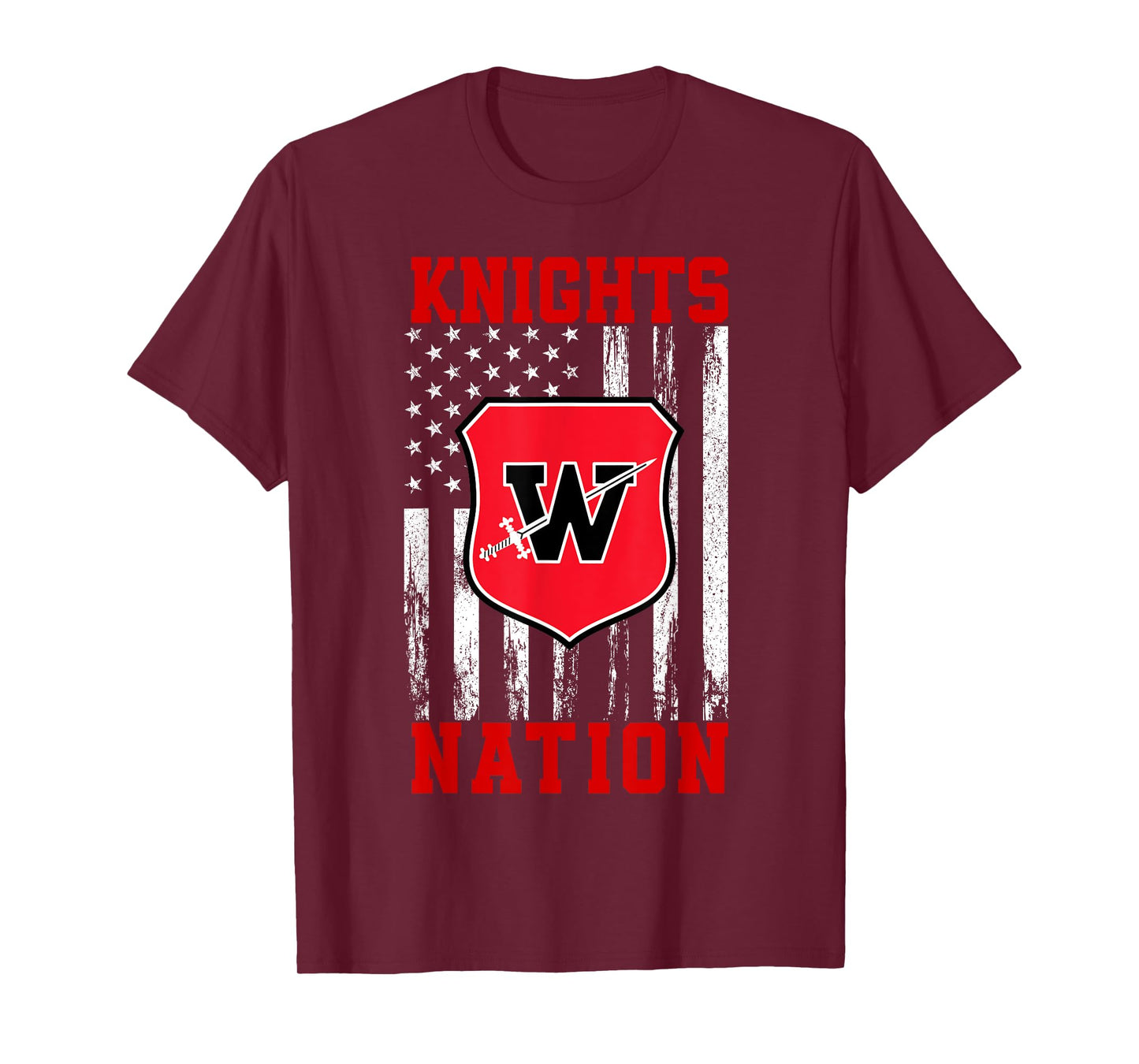 West Lauderdale Knights Logo Nation HS T-Shirt