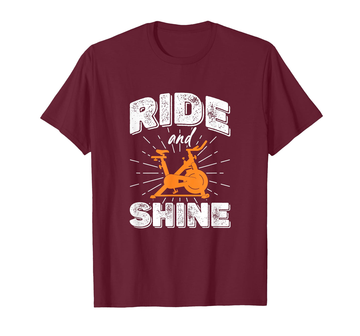 Ride And Shine Spin Class Spinning Bike Indoor Cycling T-Shirt