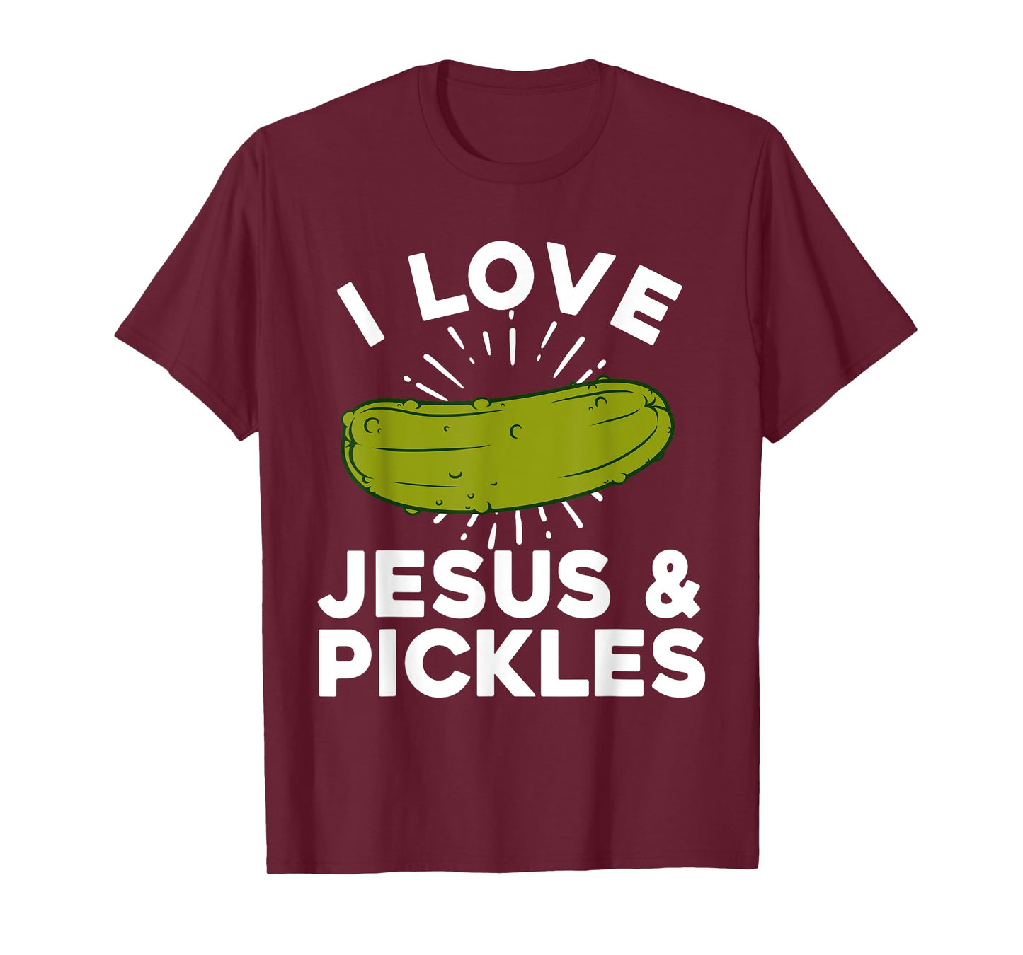 Cute Pickle Design For Men Women Kids Jesus Pickle Lovers T-Shirt