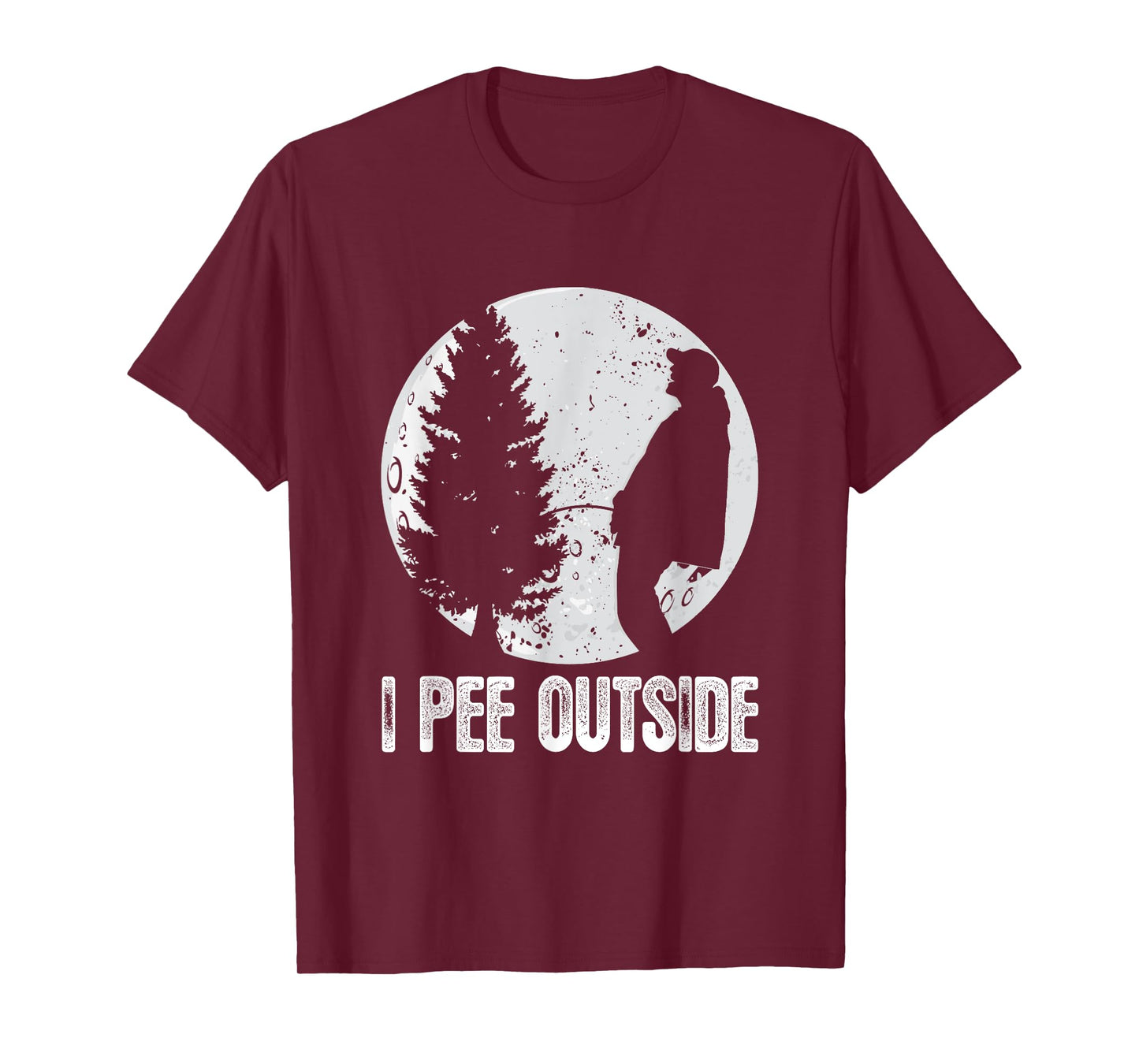 Funny Camping Shirts For Men I Pee Outside Inappropriate T-Shirt