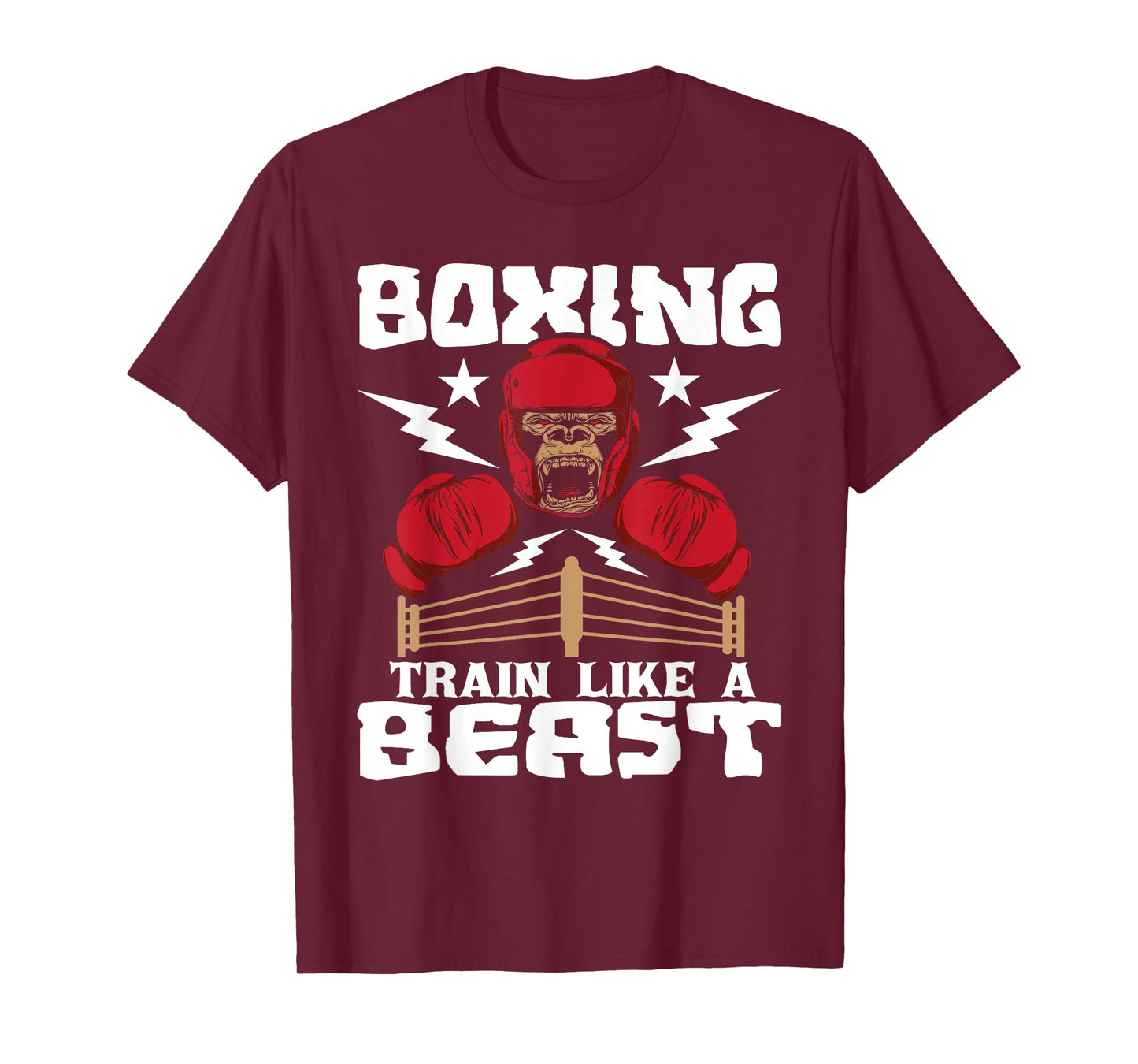 Boxing Train Like A Beast - Kickboxing Kickboxer Gym Boxer T-Shirt